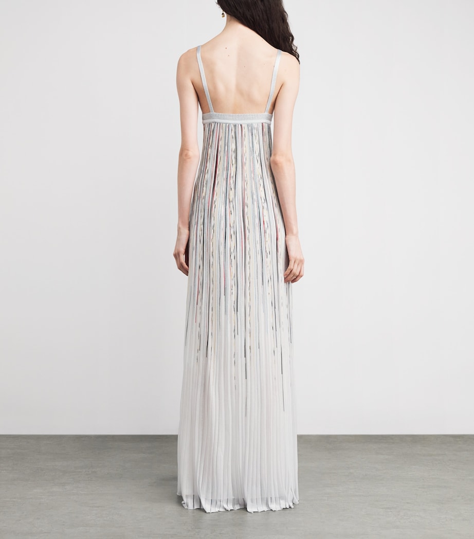 Stripe Maxi Dress SM9ZZ LIGHT TONES Image 3