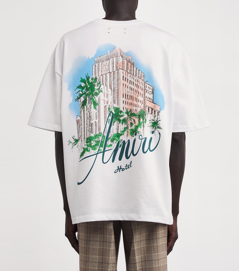 Cotton Hotel Amiri T-Shirt WHITE Image 4