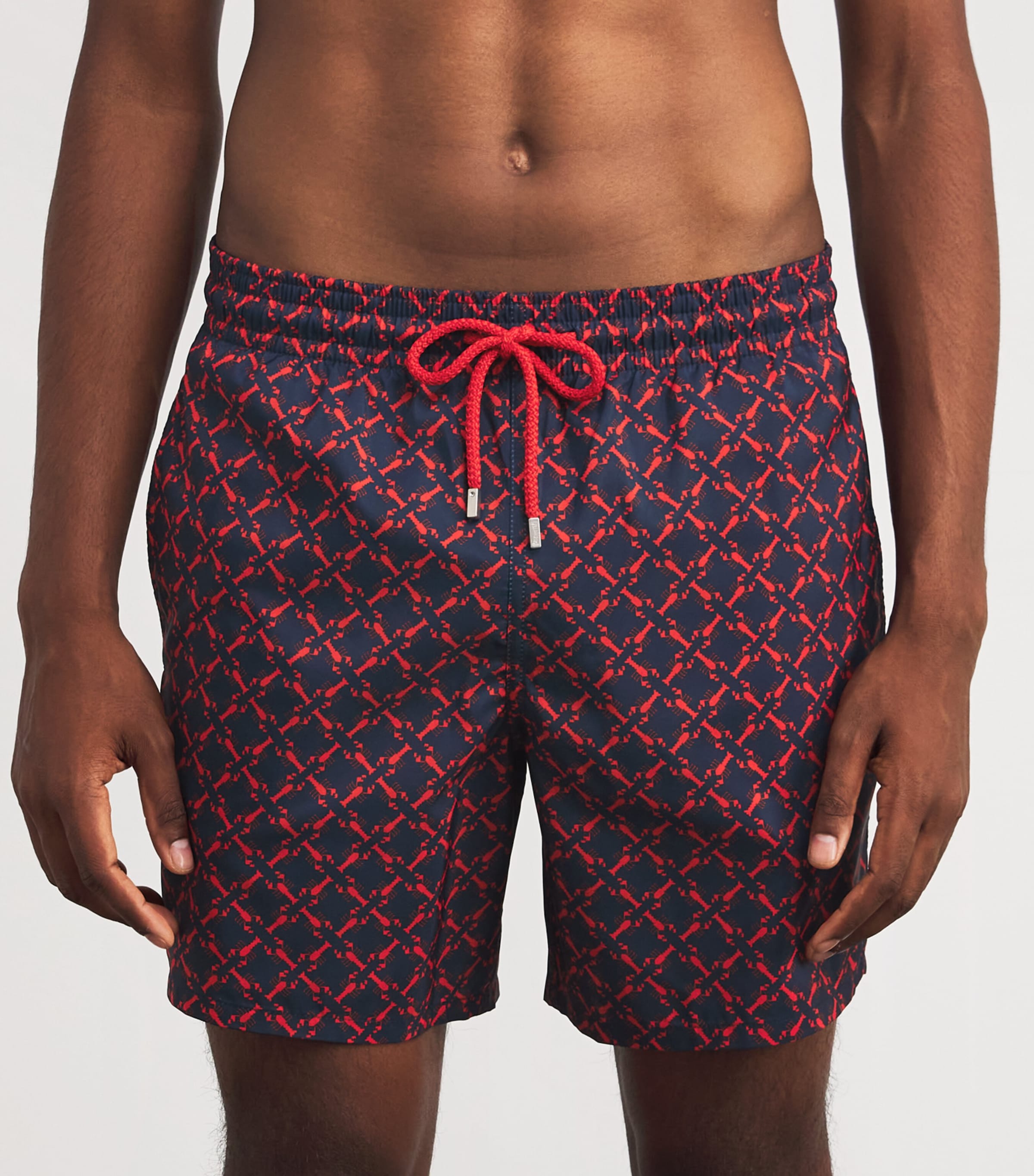 Lobster Print Mahina Swim Shorts 390-BLEU MARINE Image 3