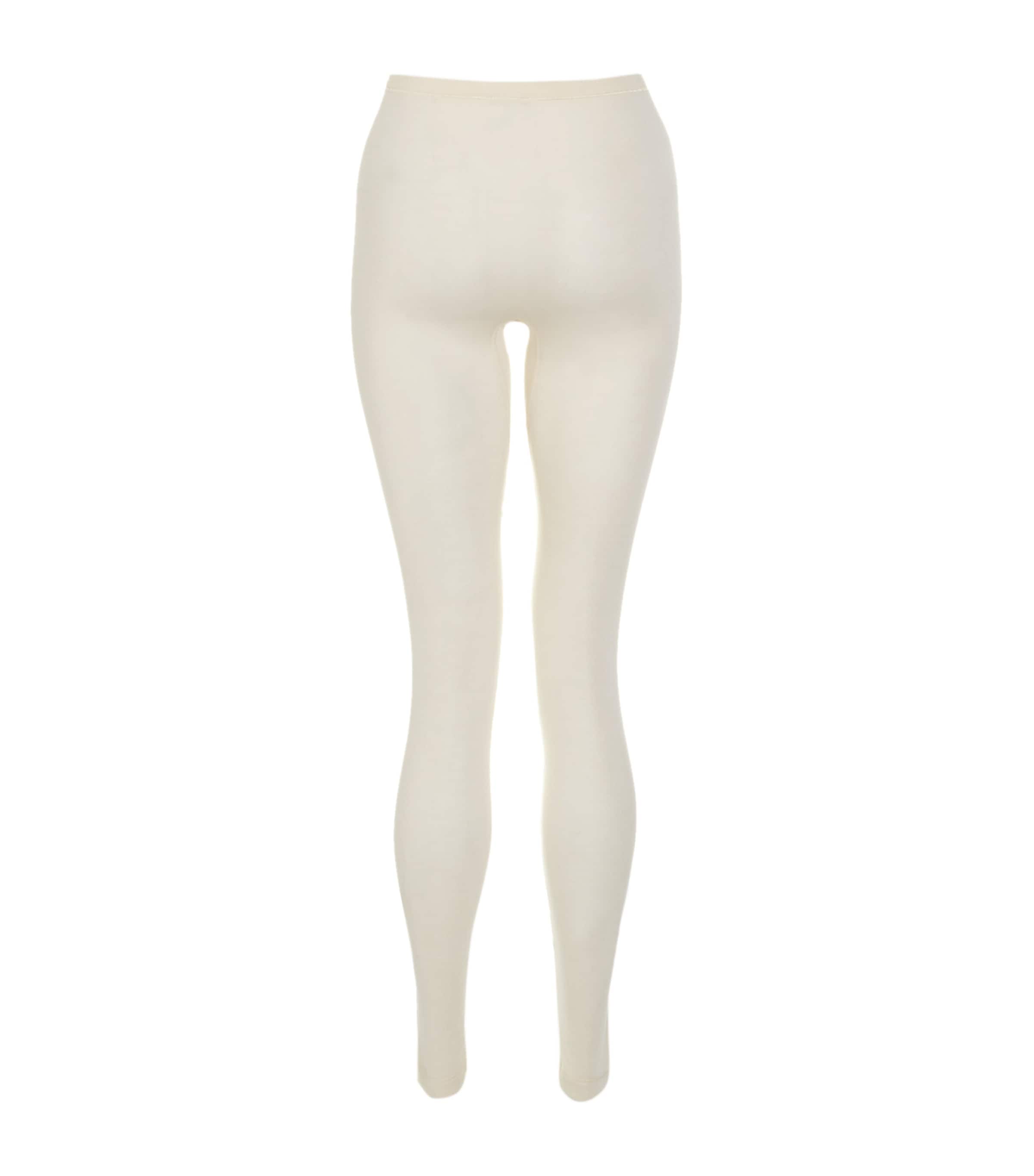Pure Silk Leggings IVORY Image 3