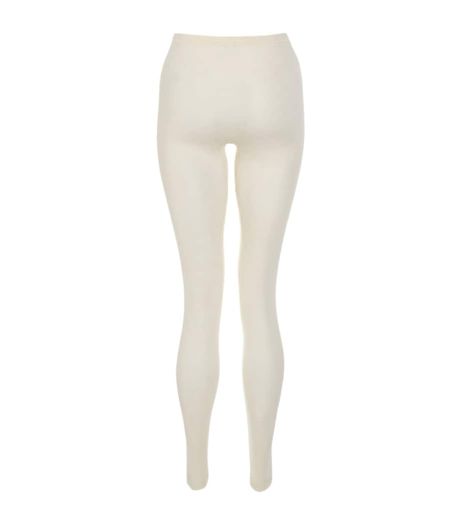 Pure Silk Leggings IVORY Image 3