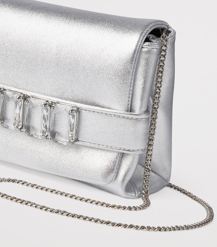 Kya Clutch Bag SILVER/CRYSTAL Image 3