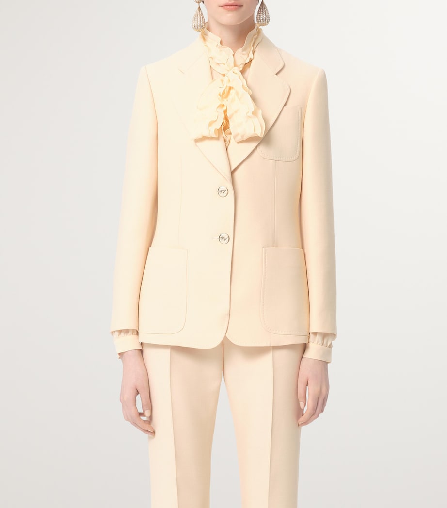 Virgin Wool-Silk Blazer ET5 Image 2