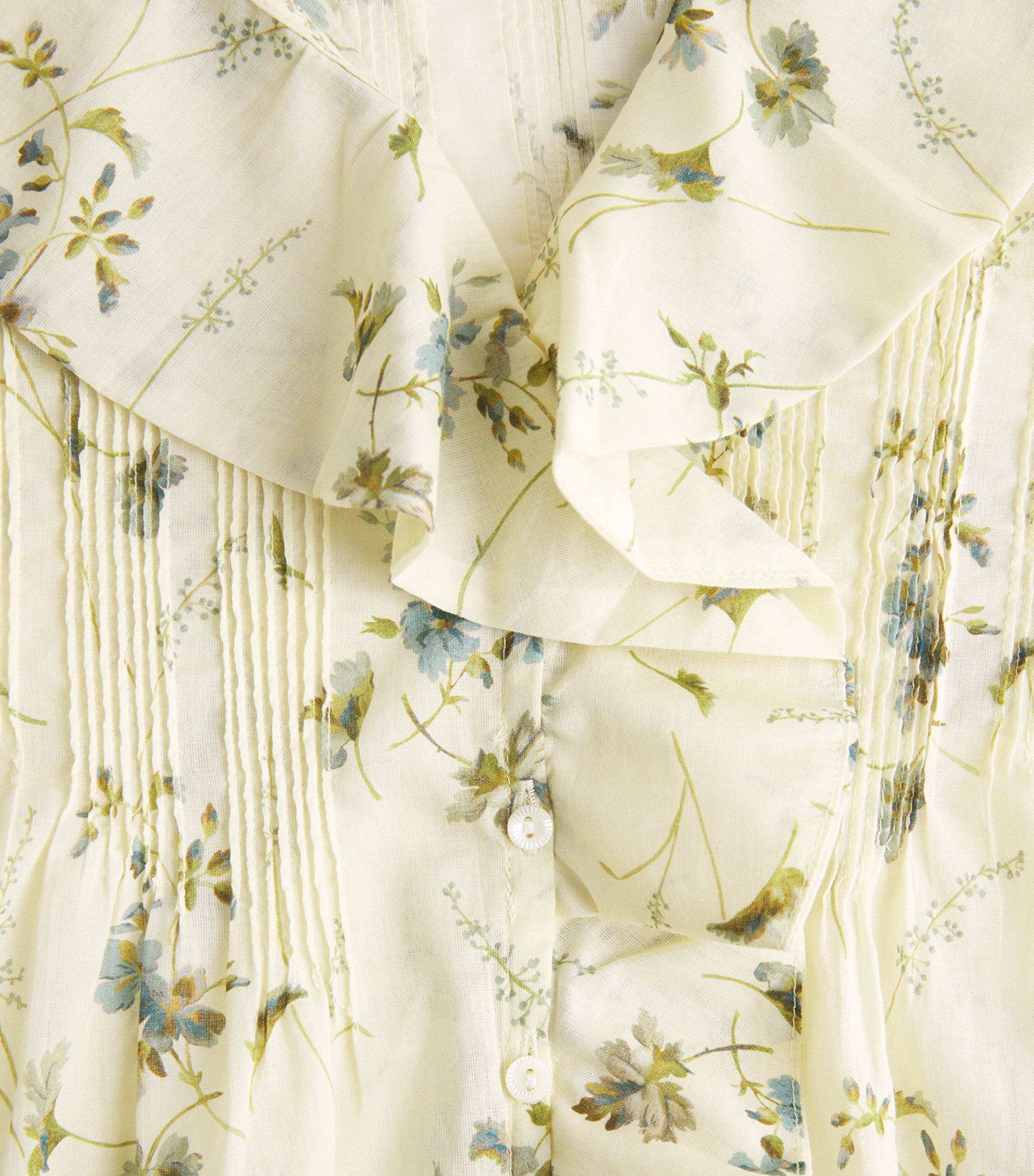 DÔEN Womens Organic Cotton Henri Blouse Sunshine Prairie Rse Image 6