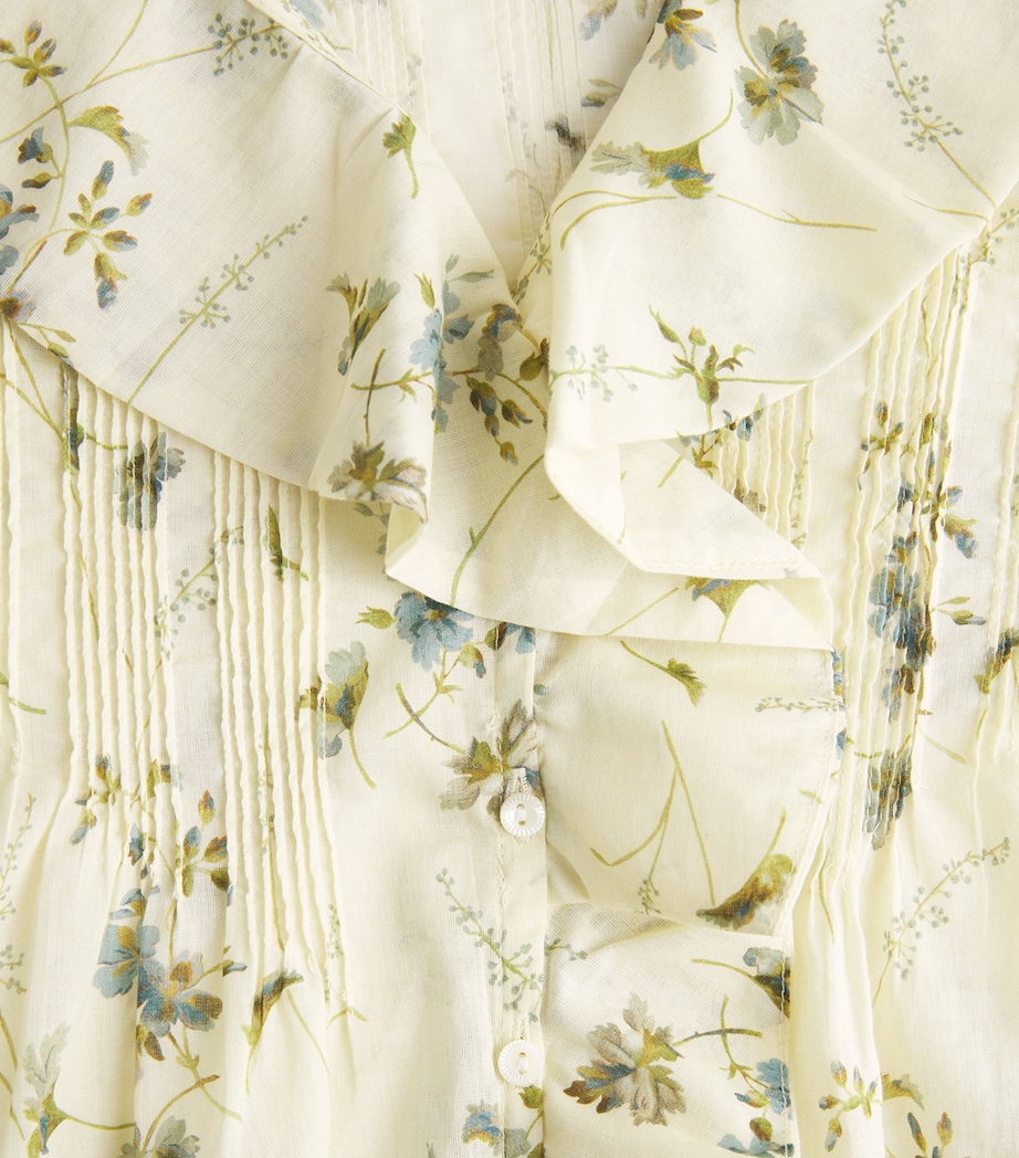 DÔEN Womens Organic Cotton Henri Blouse Sunshine Prairie Rse Image 6