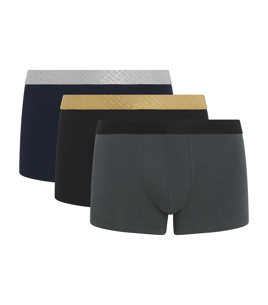 Metallic Waistband Trunks (Pack of 3) 970 OPEN MISC Image 1