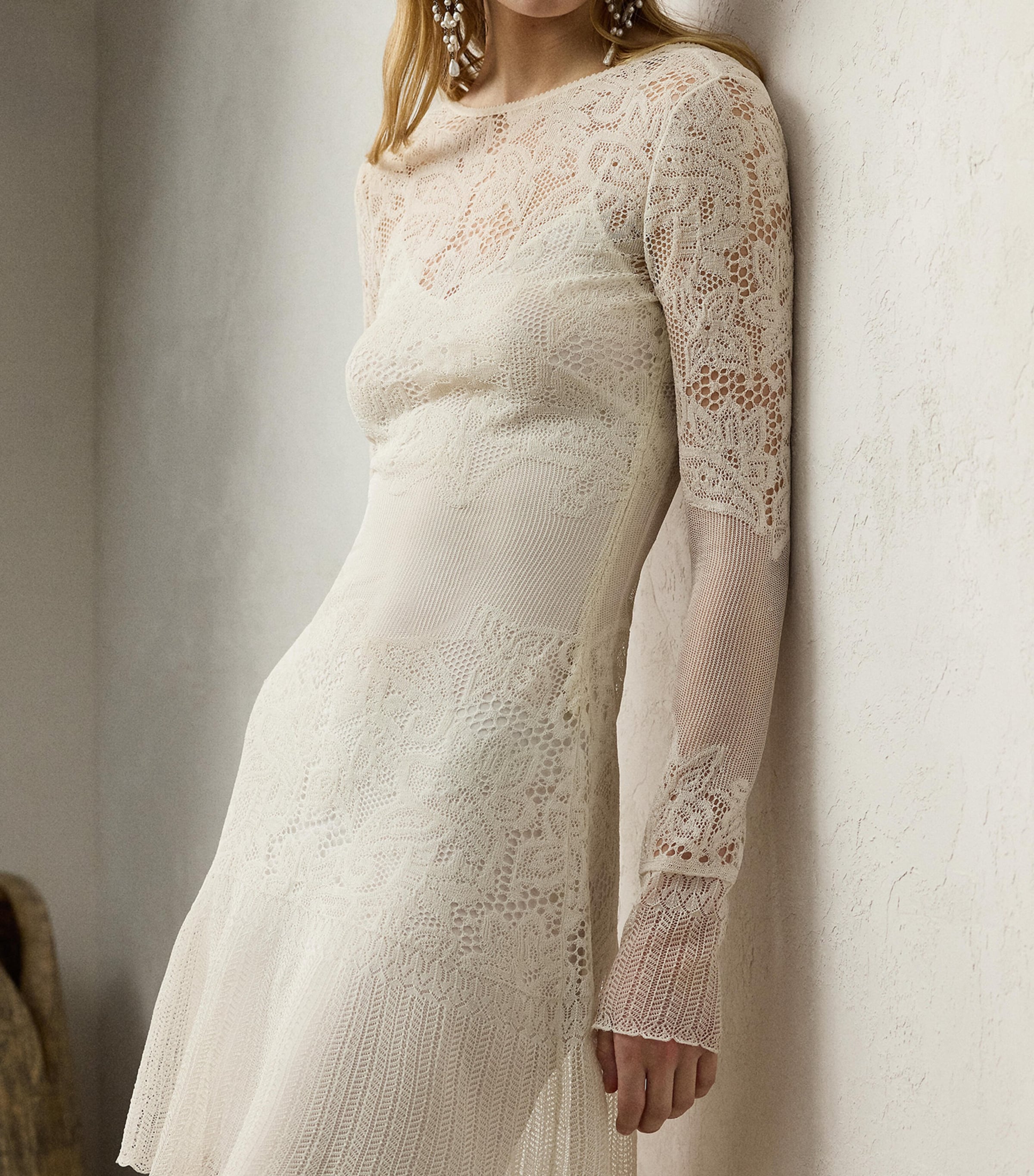 Mulberry Silk Mini Dress LUX CREAM Image 4