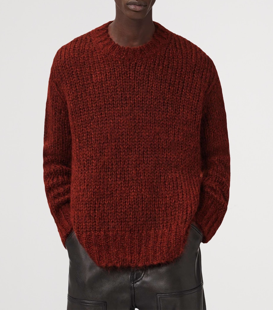 Oversized Myles Sweater RUST RED Image 5