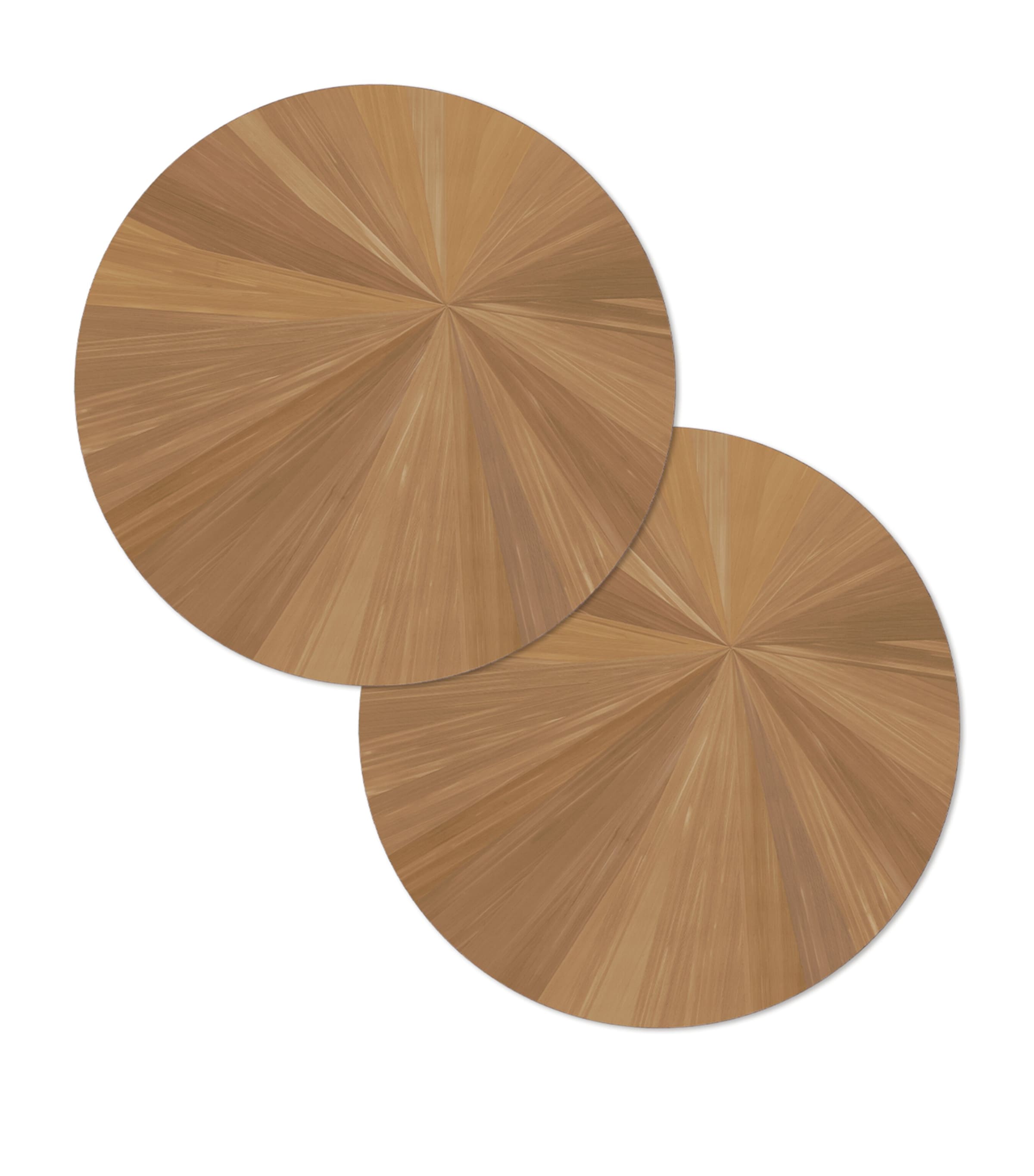 Hestia Set of 2 Soleil Round Placemats Bronze Image 1