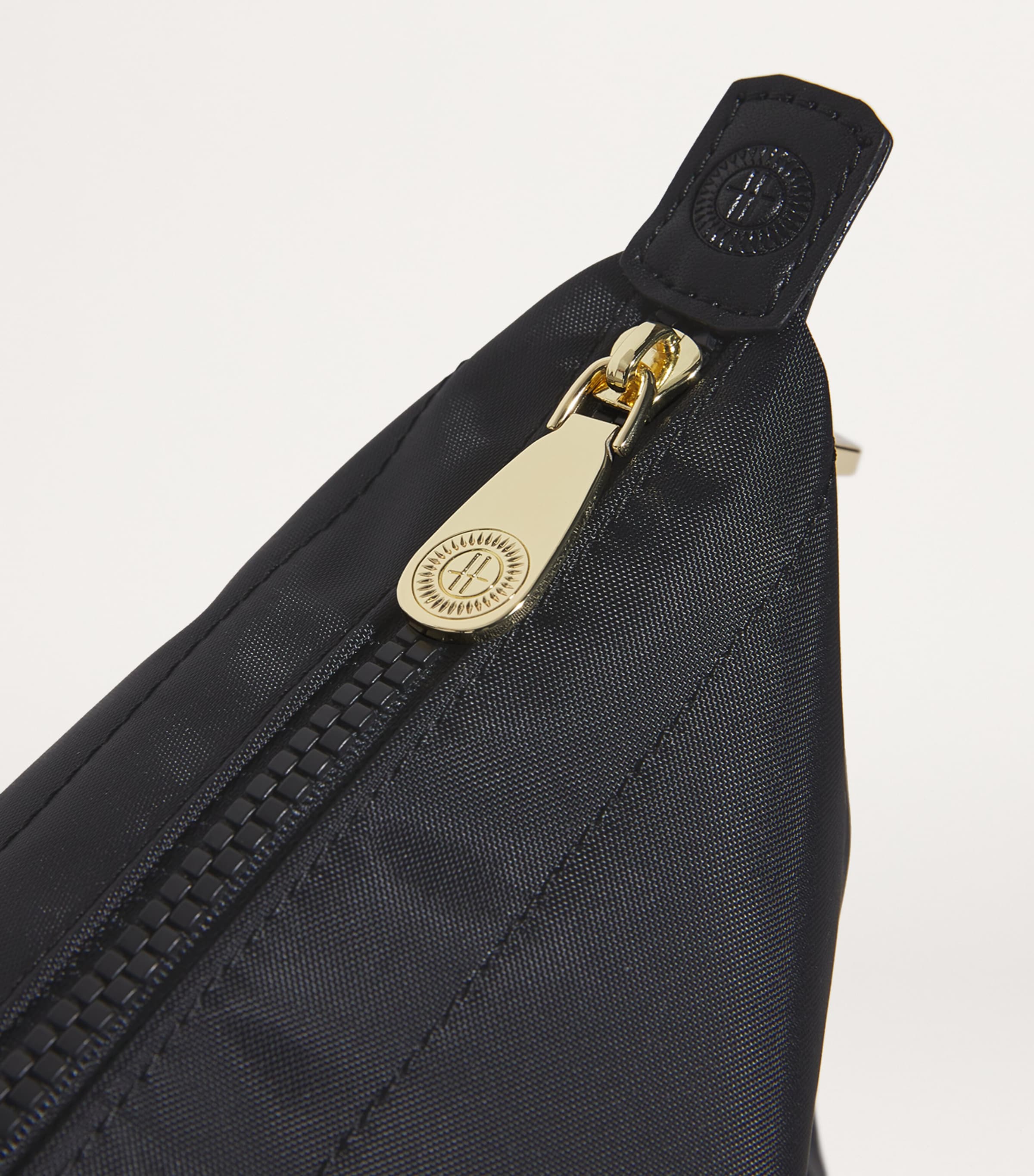 Nylon Overnight Tote Bag BLACK Image 6