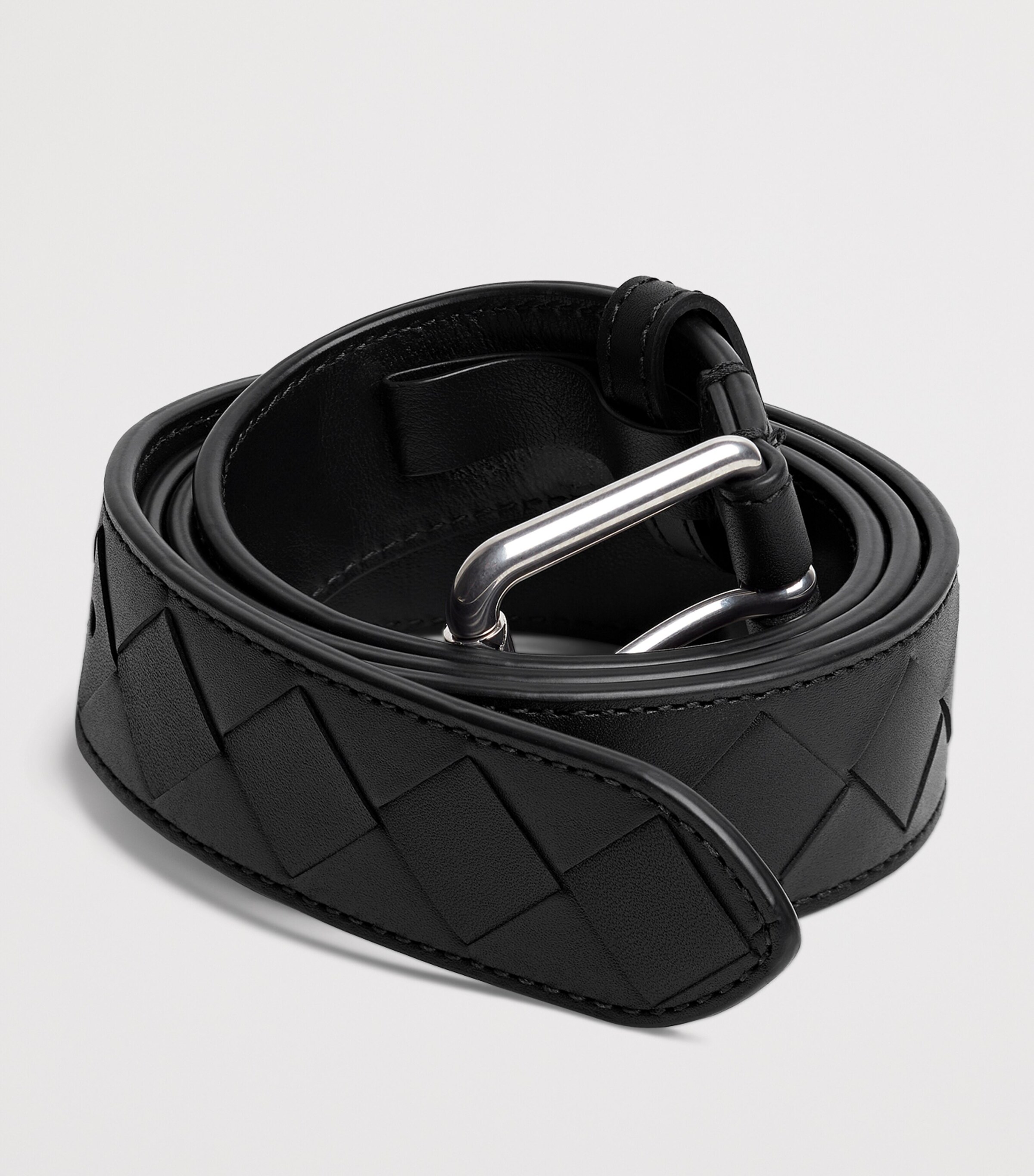 Intrecciato Leather Stamp Belt 8803 Image 3