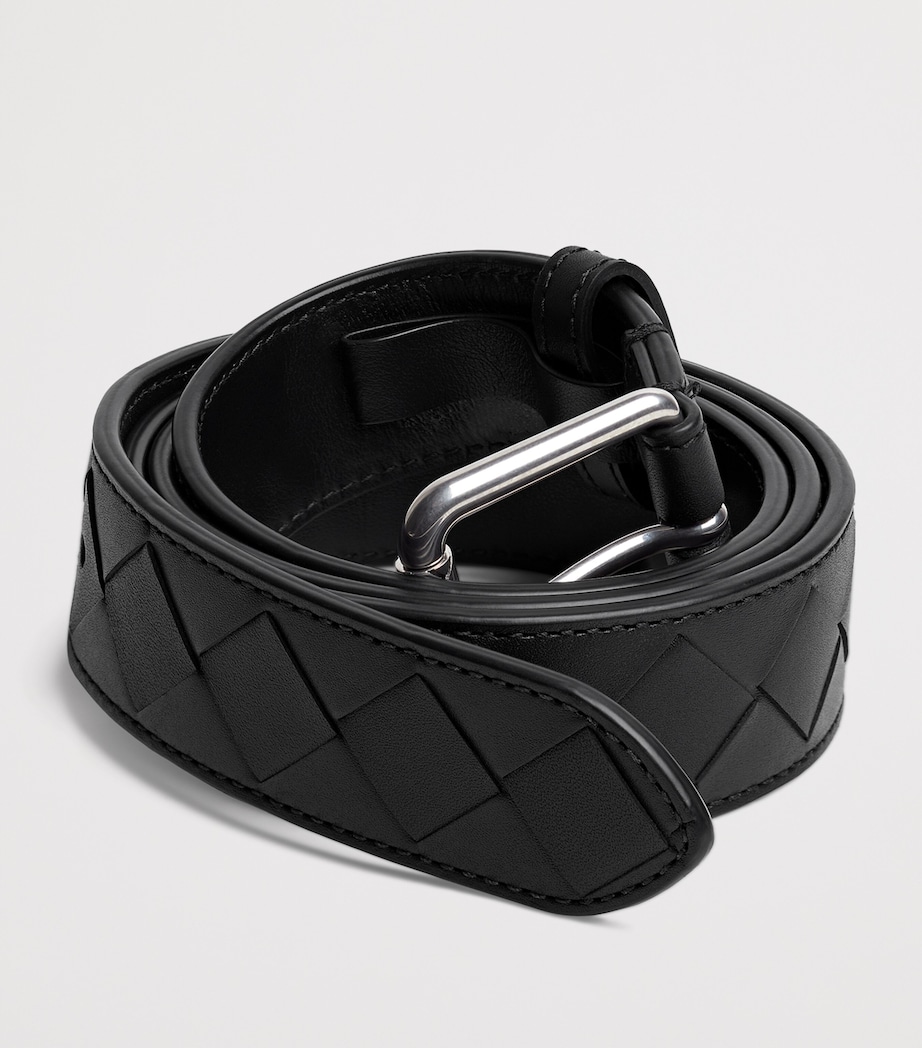 Intrecciato Leather Stamp Belt 8803 Image 3
