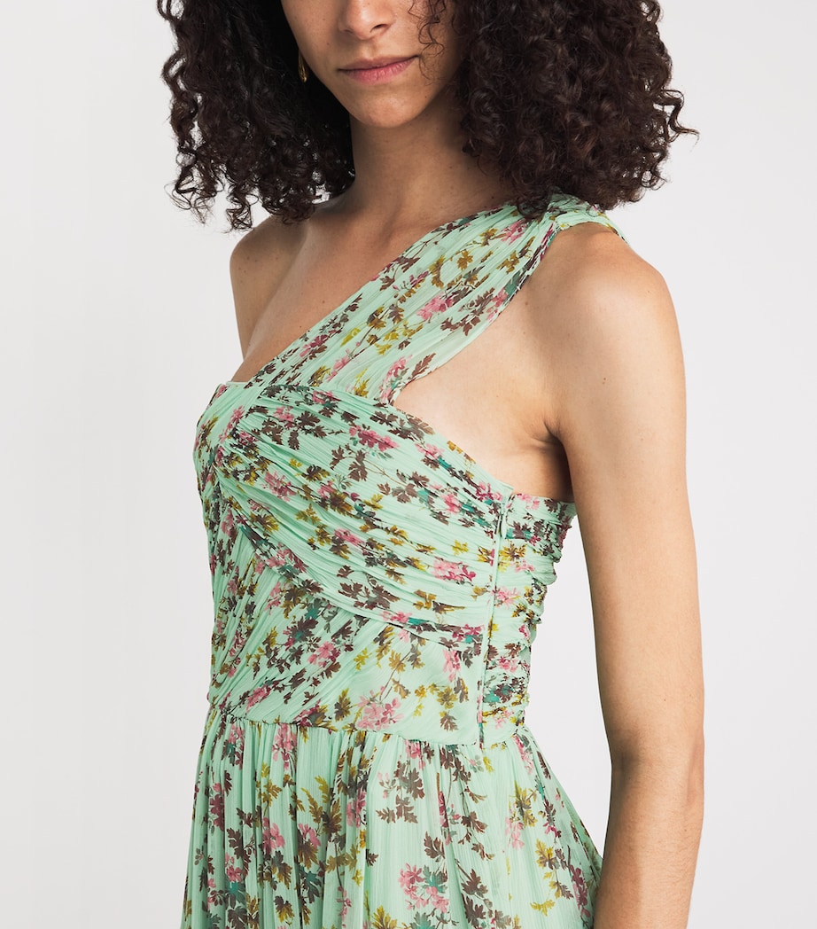 Ulla Johnson Womens Silk One-Shoulder Aureline Gown Opaline Image 3
