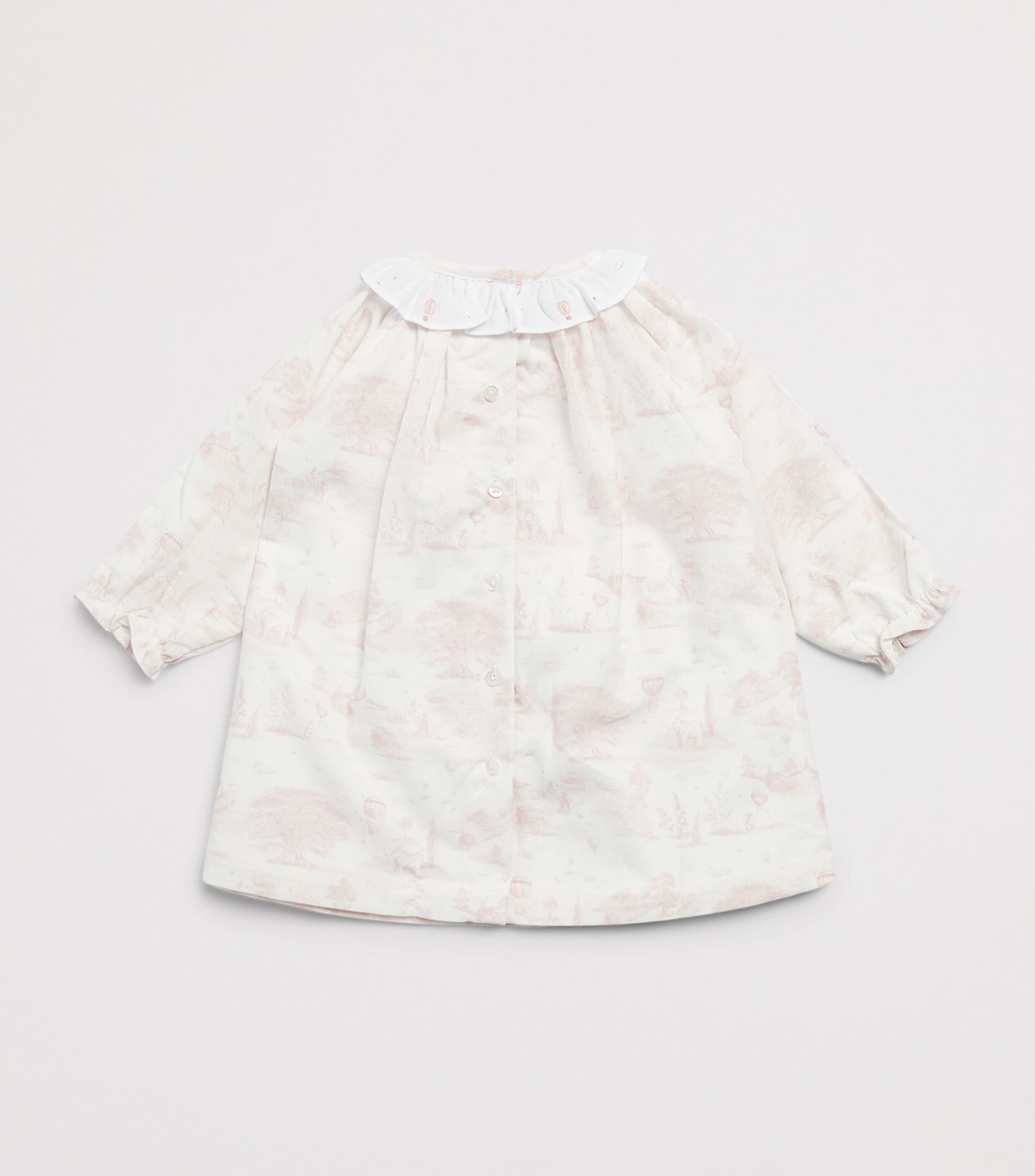 Marie-Chantal Toile de Jouy Dara Dress (3-24 Months) Mc Pink Image 2