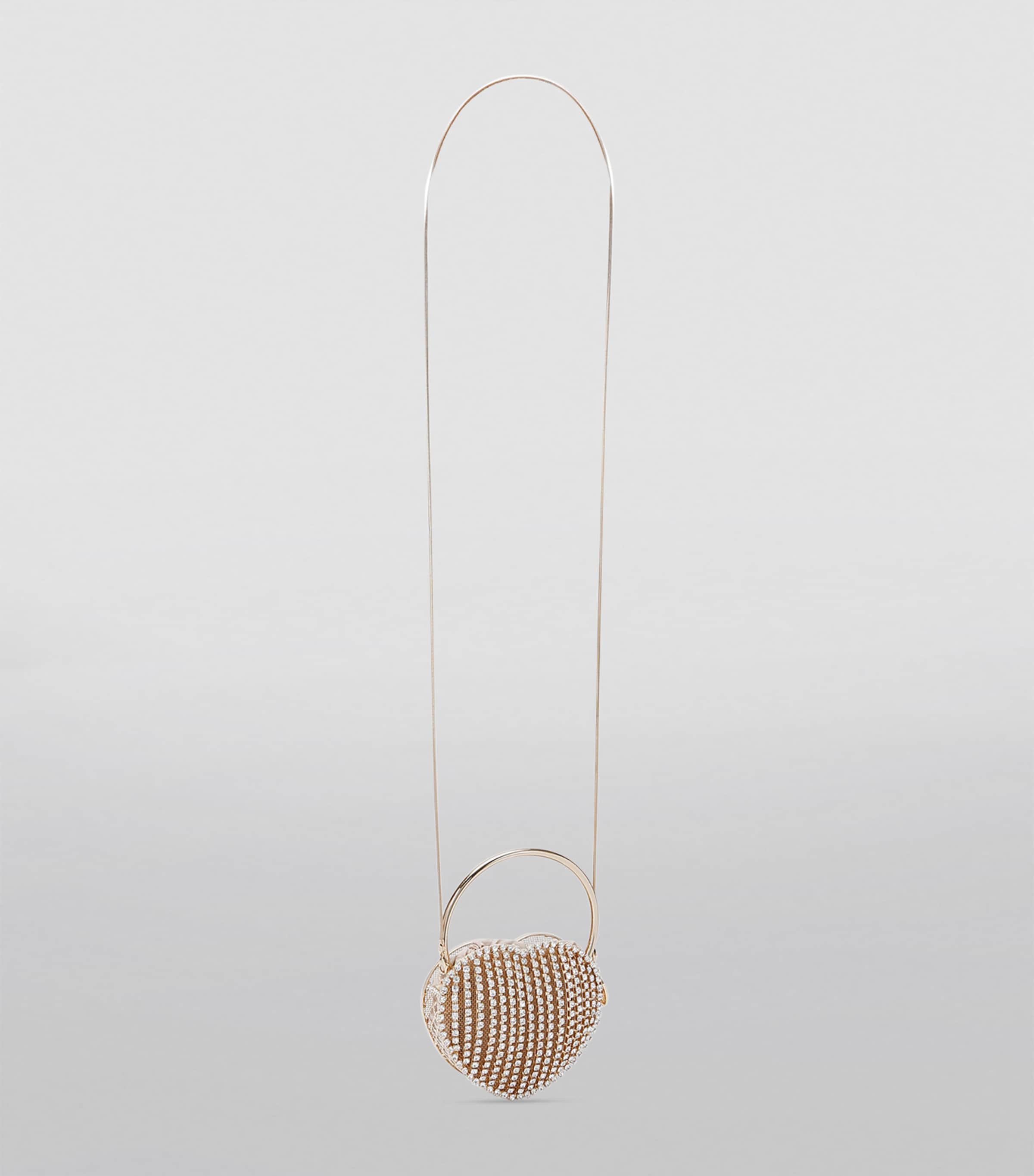 Rosantica Crystal Battito Top-Handle Bag Metal Comb Image 3