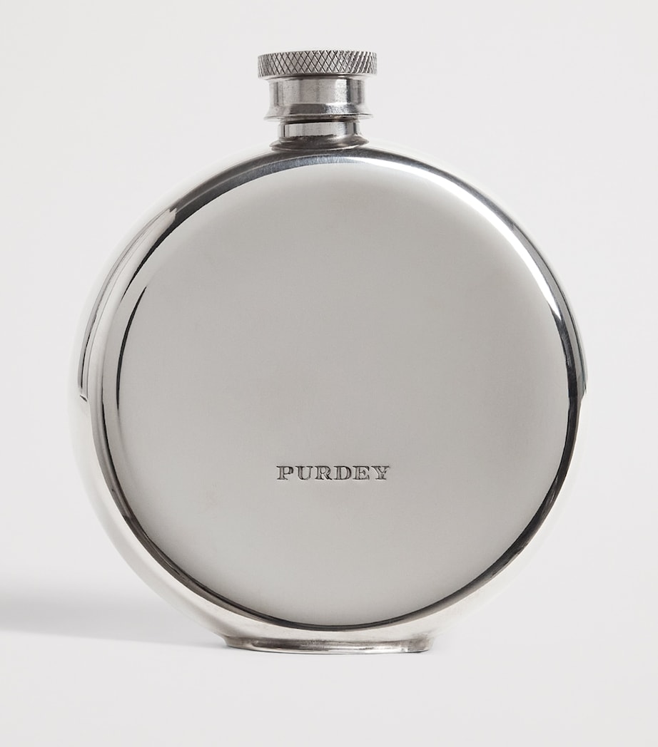 Purdey Rose and Scroll Flask Stl Image 2