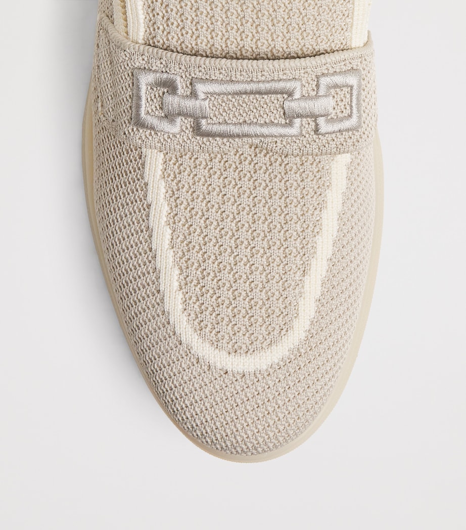 Knit Moccasins SABBIA, PANNA Image 5