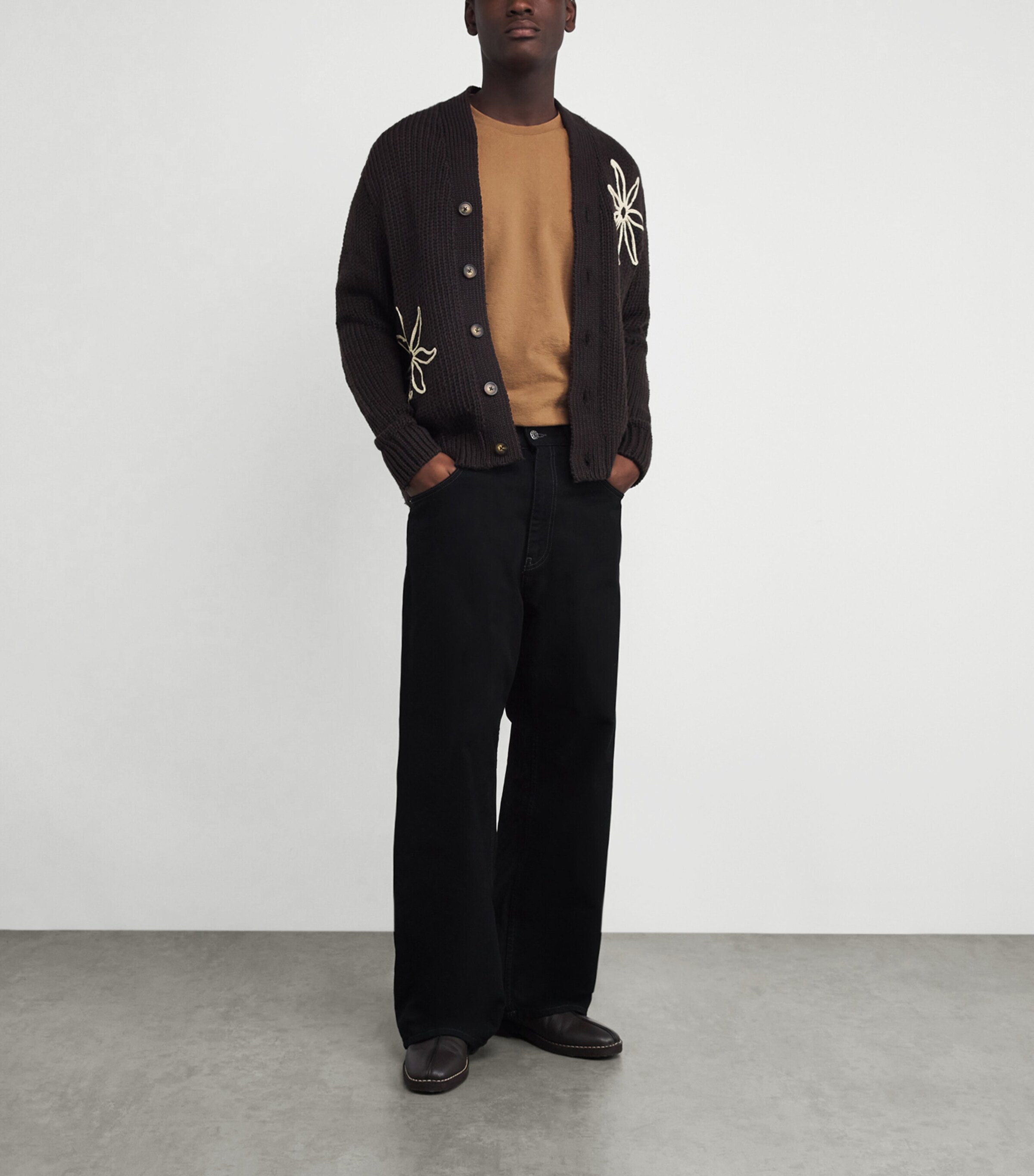 Organic Cotton Dean T-Shirt TAN Image 2