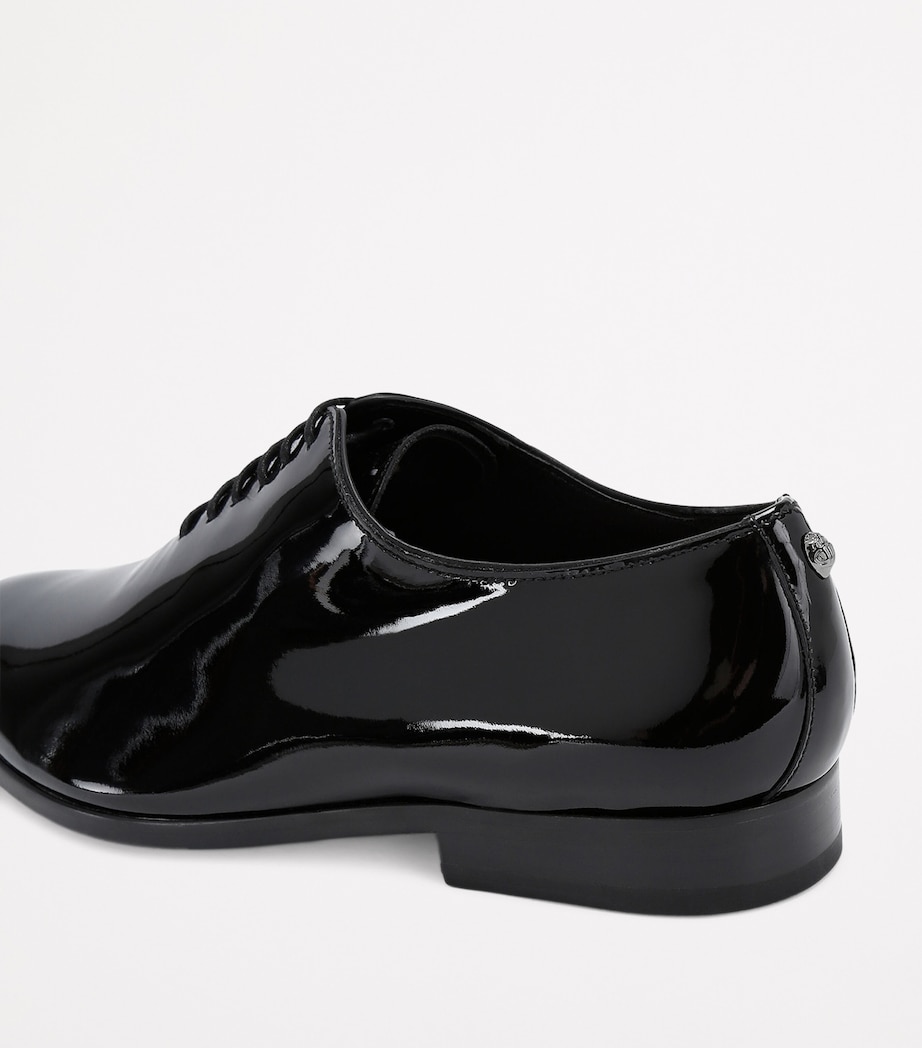 Kurt Geiger London Patent Leather Logan Oxford Shoes Black Image 2