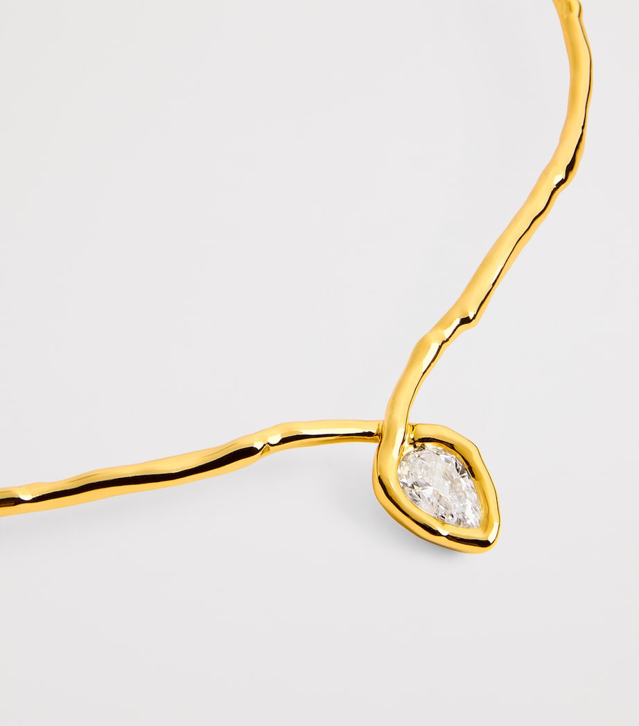 Alexis Bittar Gold-Plated Asterales Collar Necklace Gold Image 4