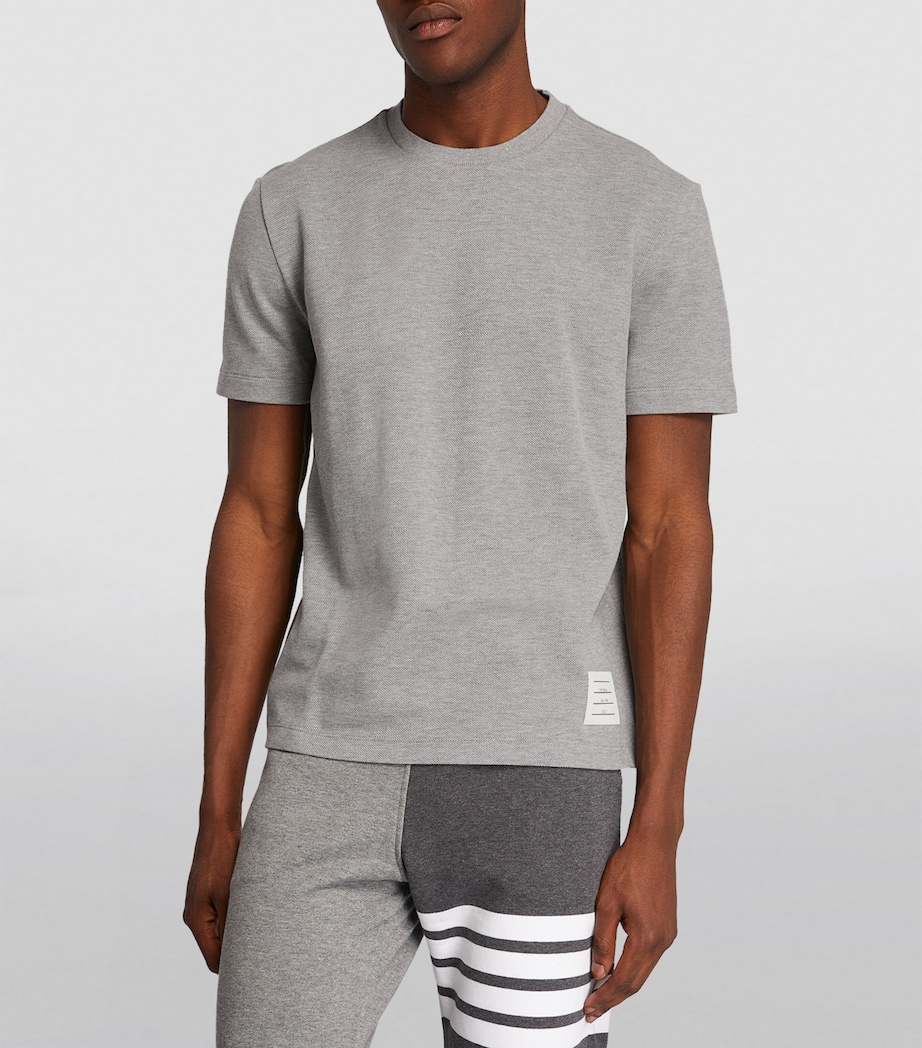 4-Bar Panel T-Shirt LT GREY Image 3