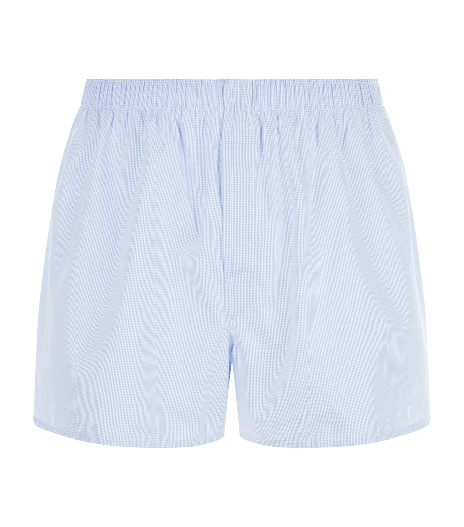 Mini Check Boxers BUBK - SKY BLUE Image 1