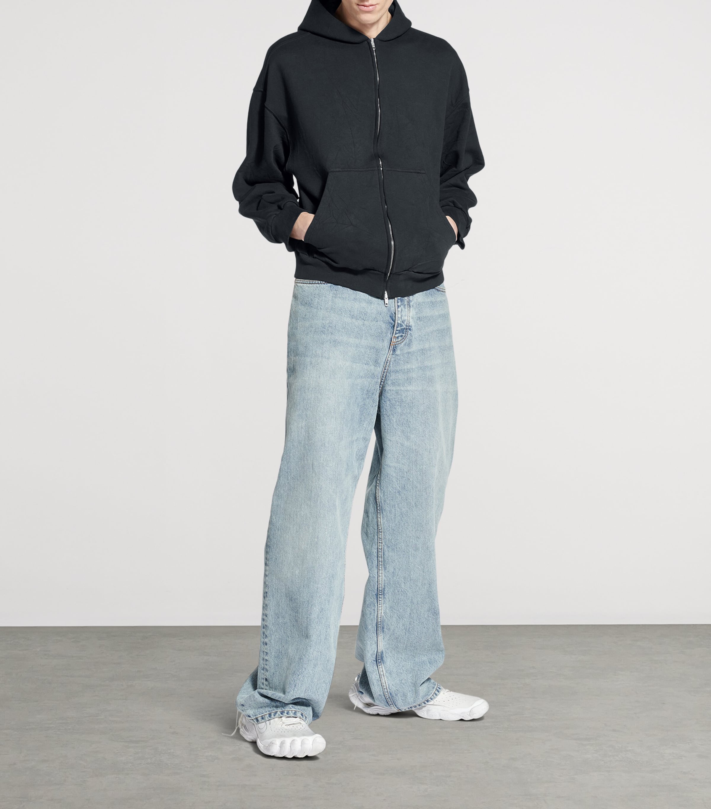 Balenciaga Cotton Zip-Up Hoodie | Harrods US