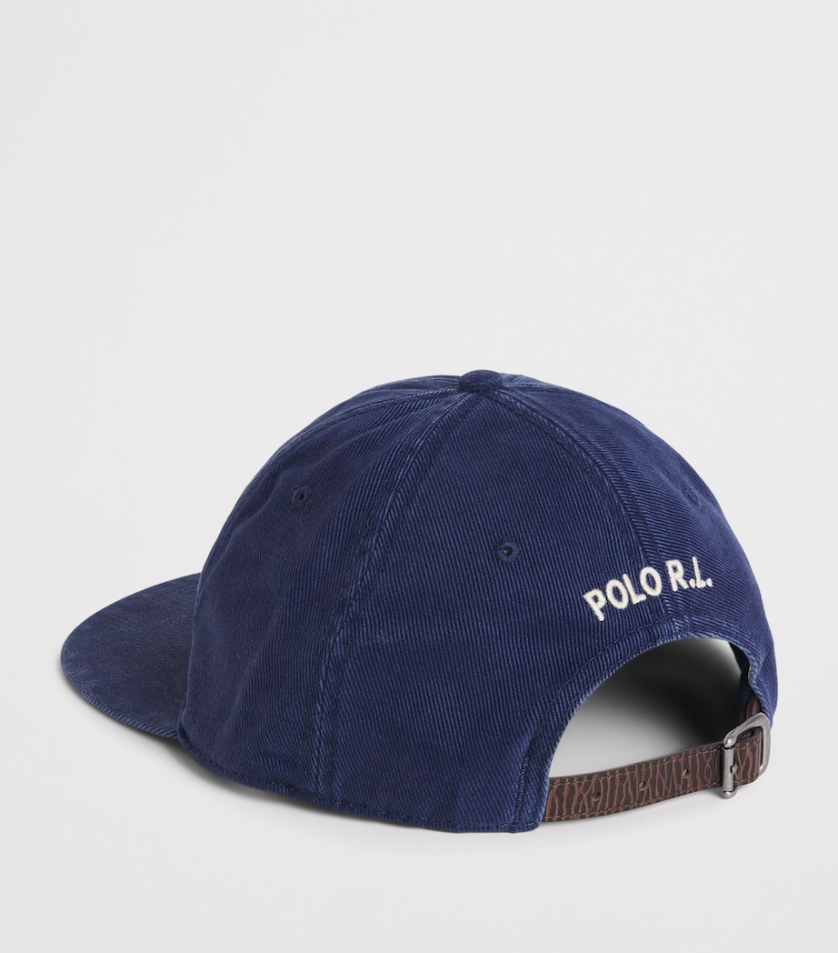 Polo Ralph Lauren Cotton Newport Baseball Cap Newport Navy Image 3