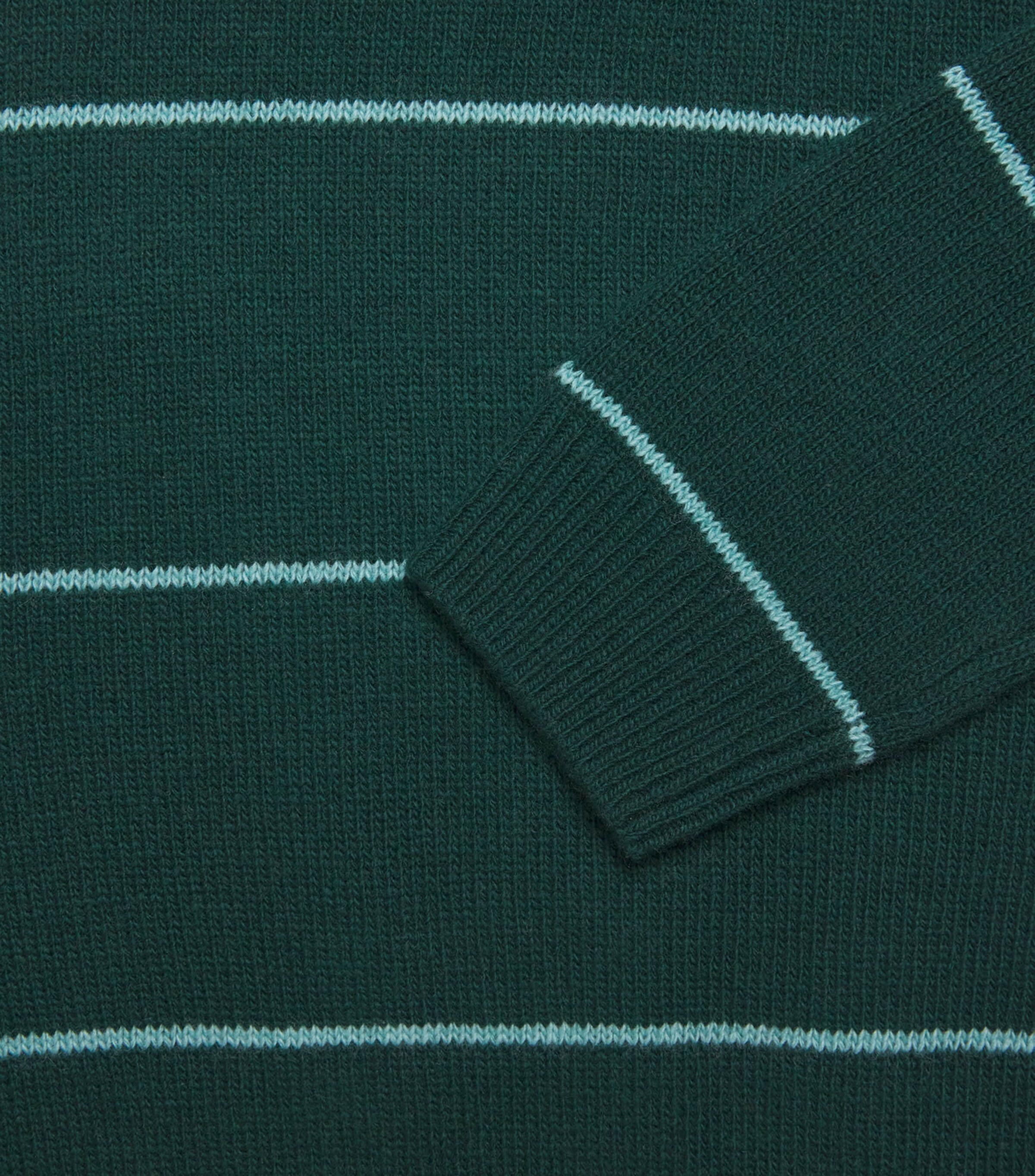 Wool Striped Sweater (2-14 Years) 5745GREEN/TURQUOISE Image 3