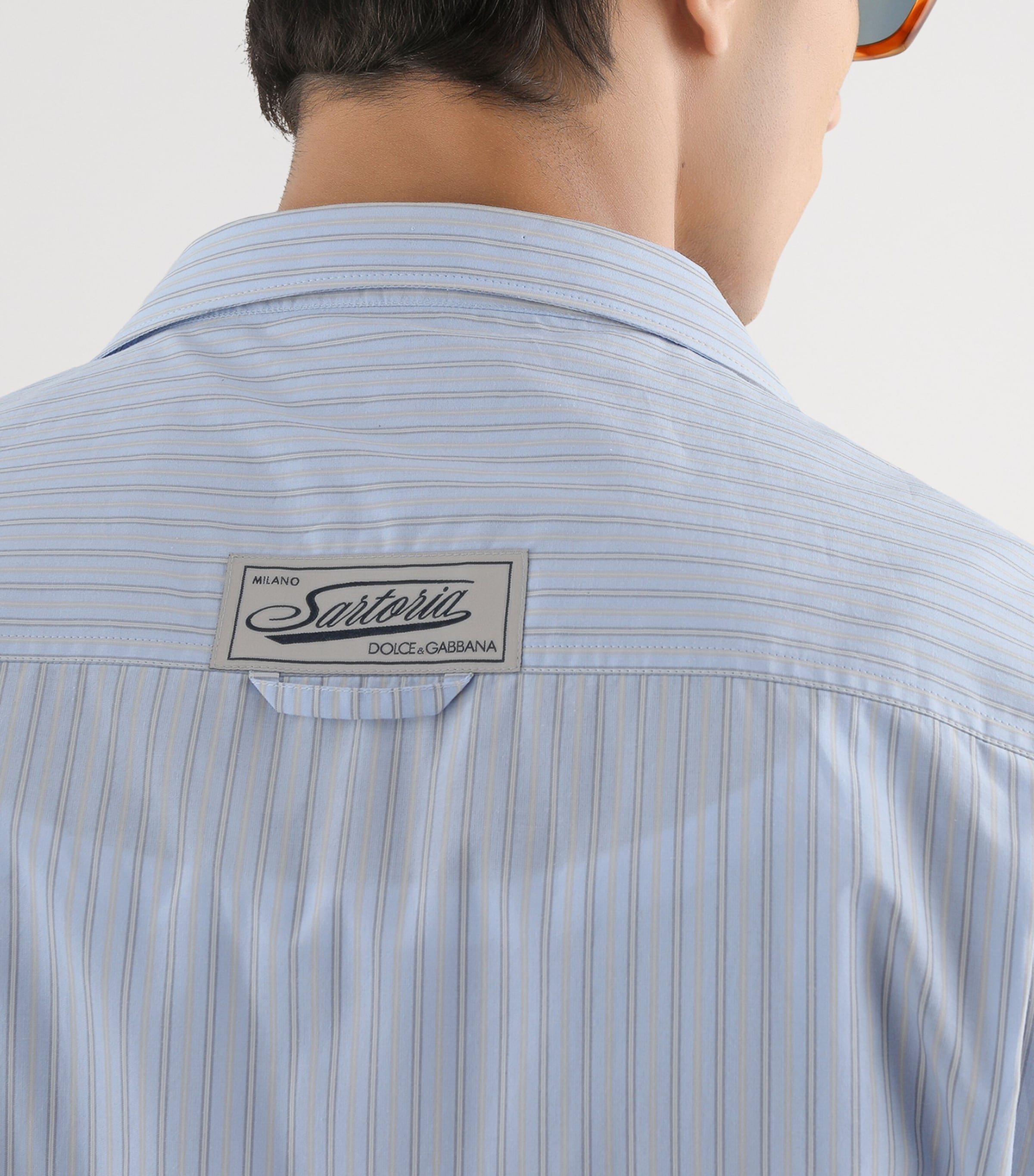 Dolce&Gabbana Mens Cotton Stripe Shirt Striped Image 5