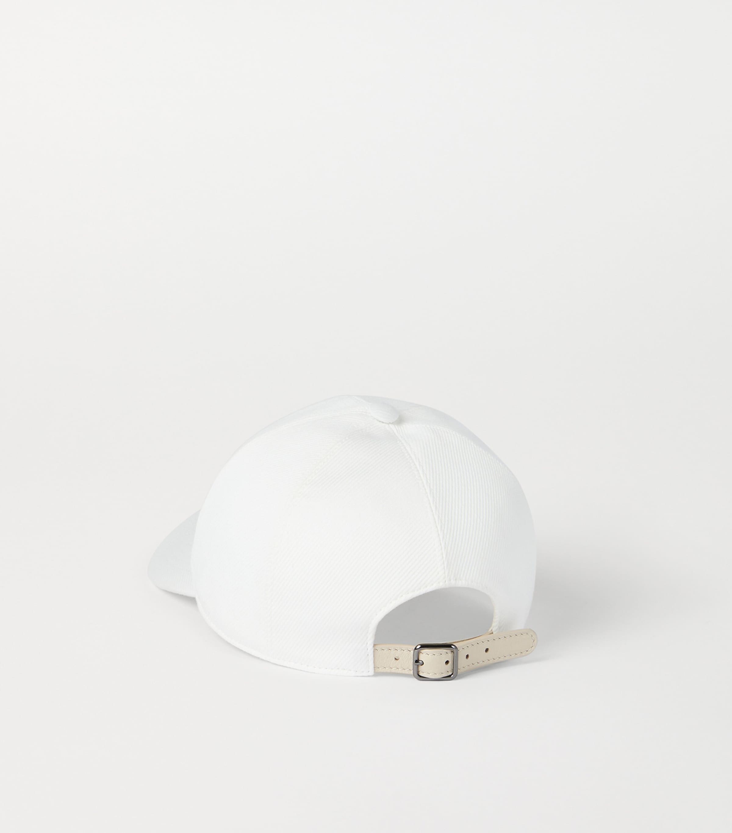 Brunello Cucinelli Cotton-Blend Monili-Detail Baseball Cap Image 3
