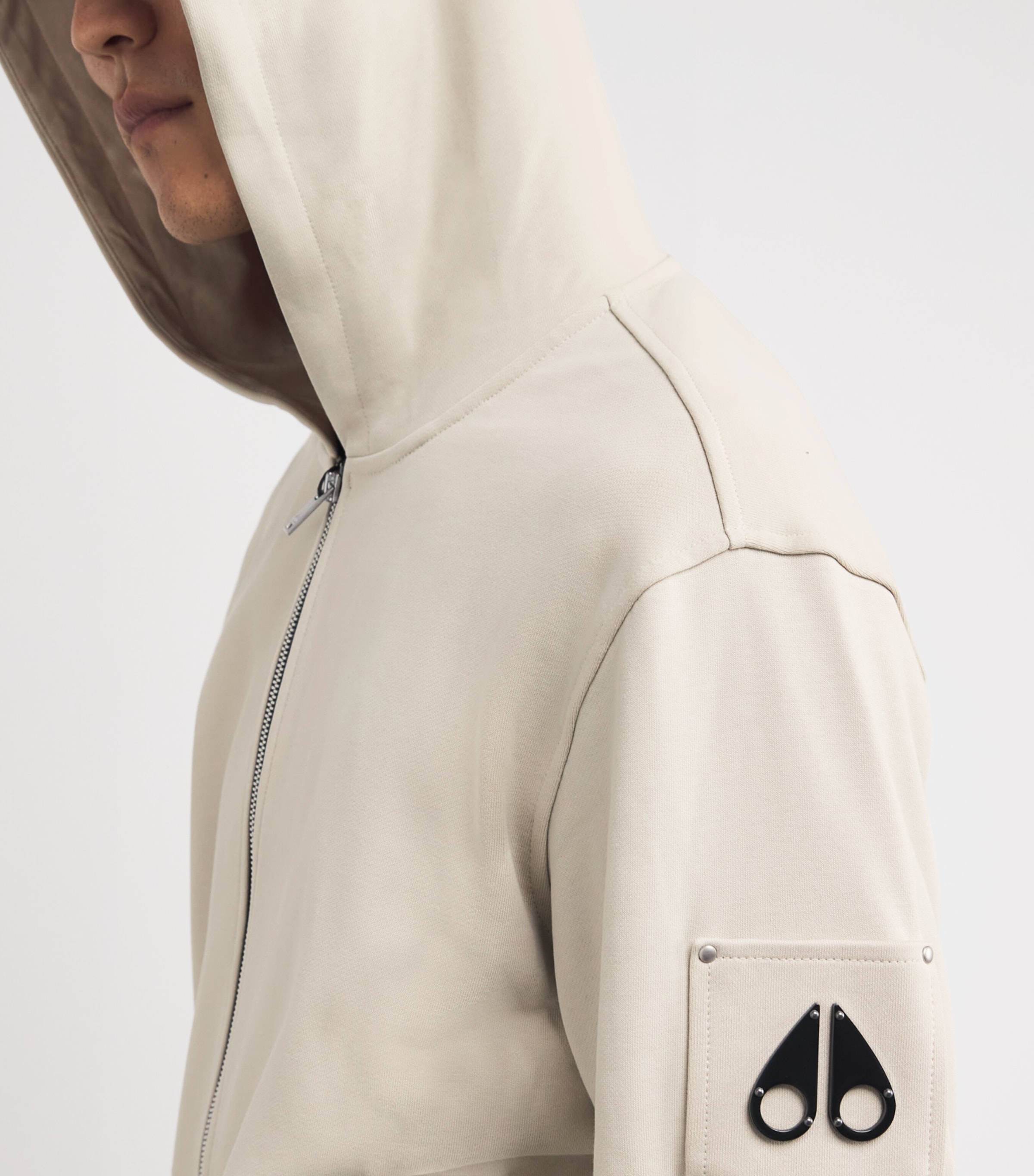 Cotton Hartsfield Zip-Up Hoodie ALABASTER - 1705 Image 6