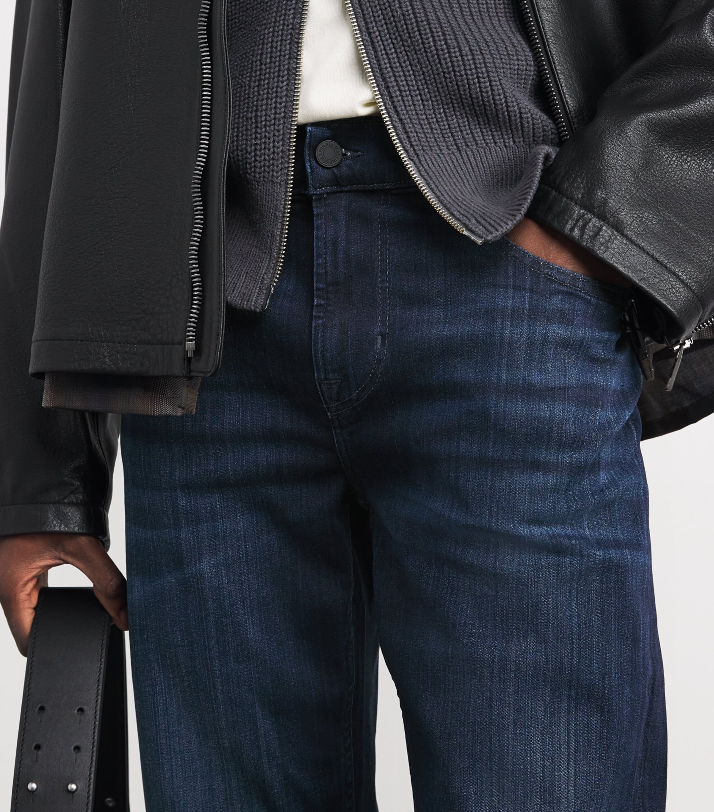 Slimmy Tapered Luxe Performance Plus Jeans DEEP BLUE Image 6