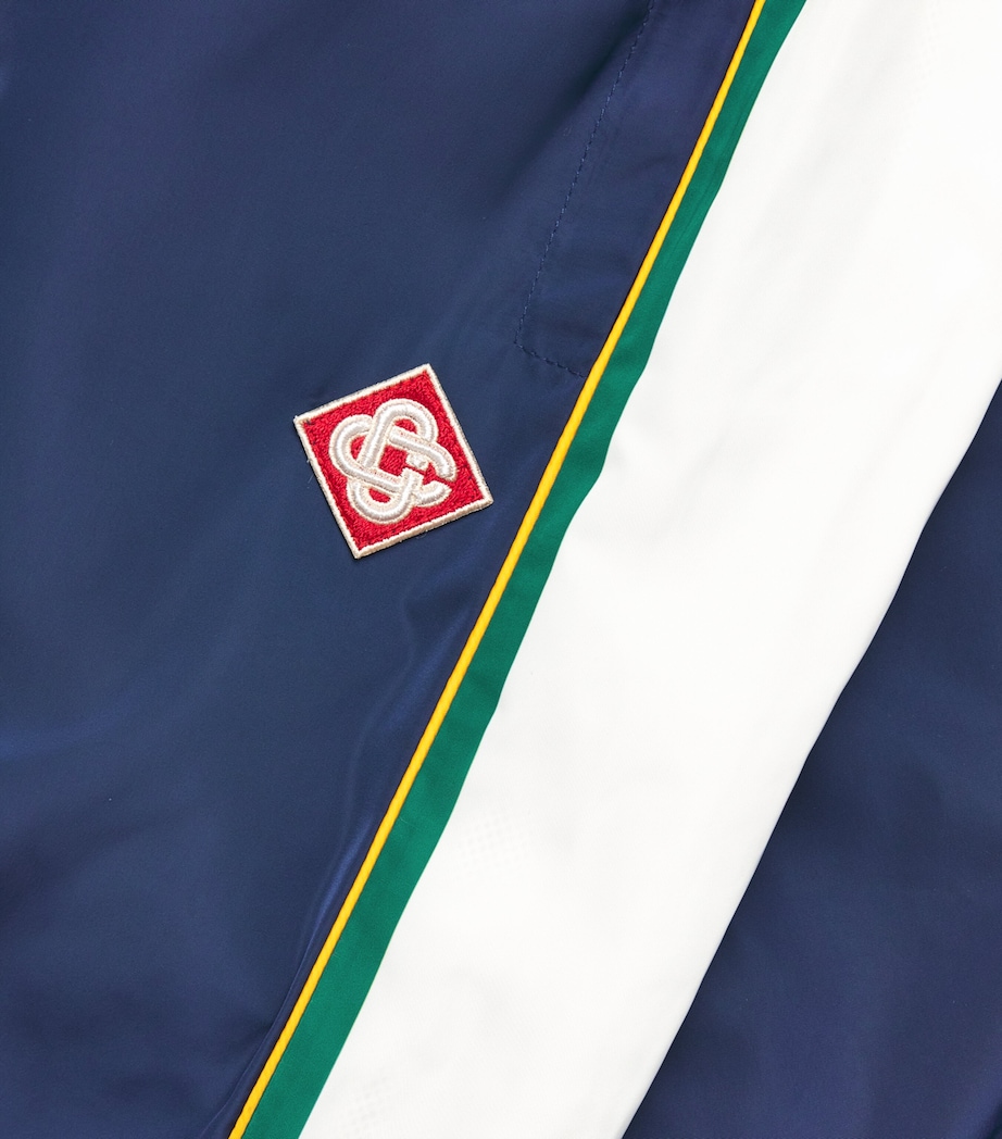 Casablanca Mens Logo Track Pants Nav/grn/wht/ylw Image 6