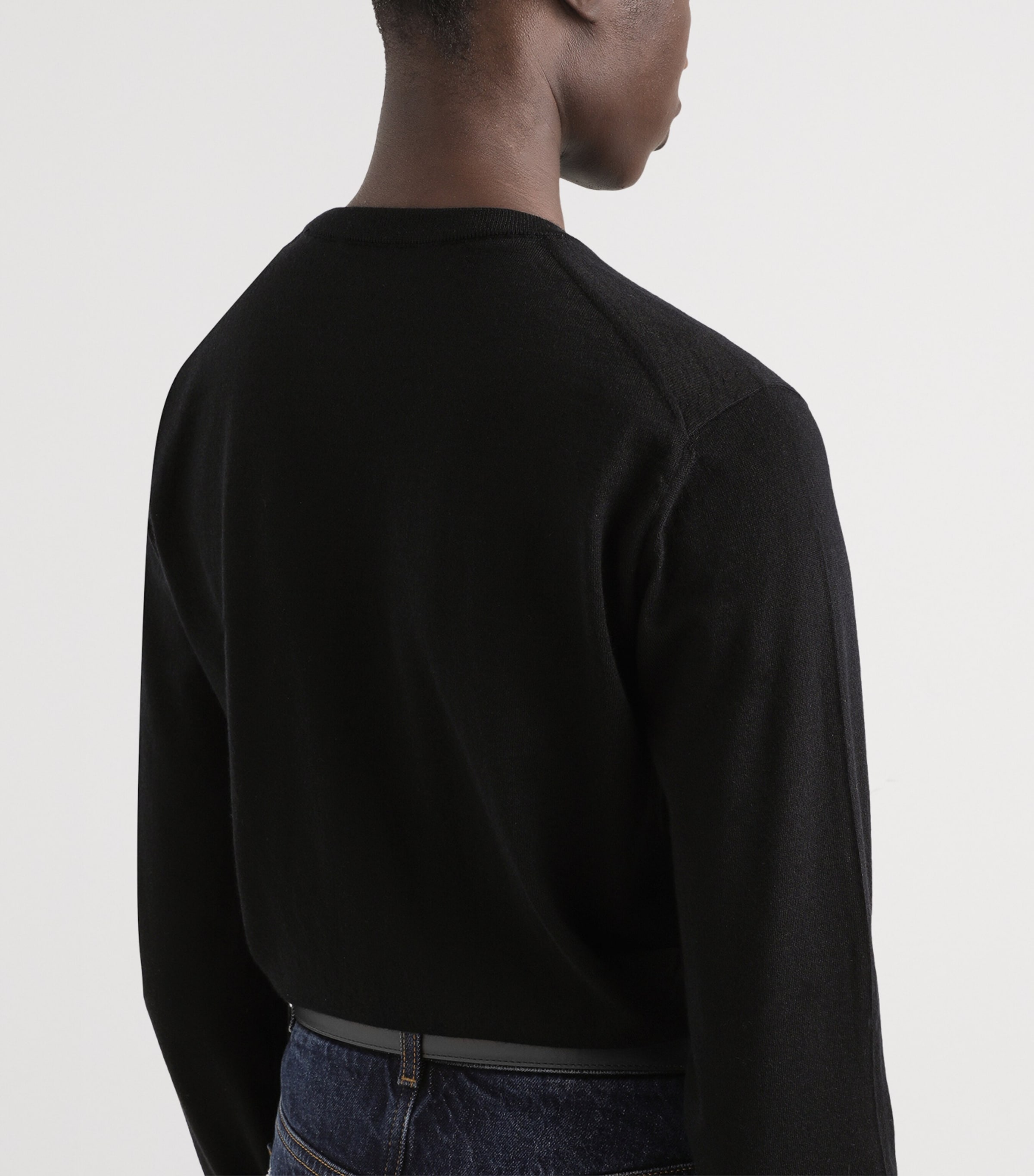 Cashmere Sweater N0000-BLACK Image 4