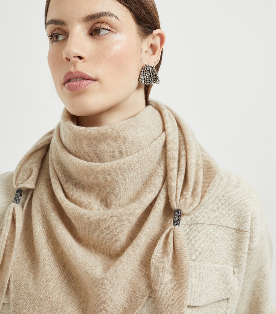 Cashmere Shiny Scarf CVH10 Image 2