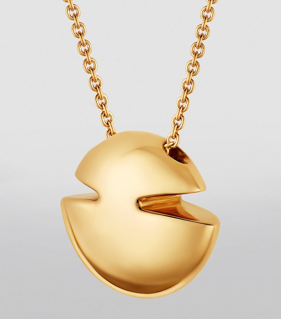 Yellow Gold Cabochon Necklace YELLOW GOLD Image 3