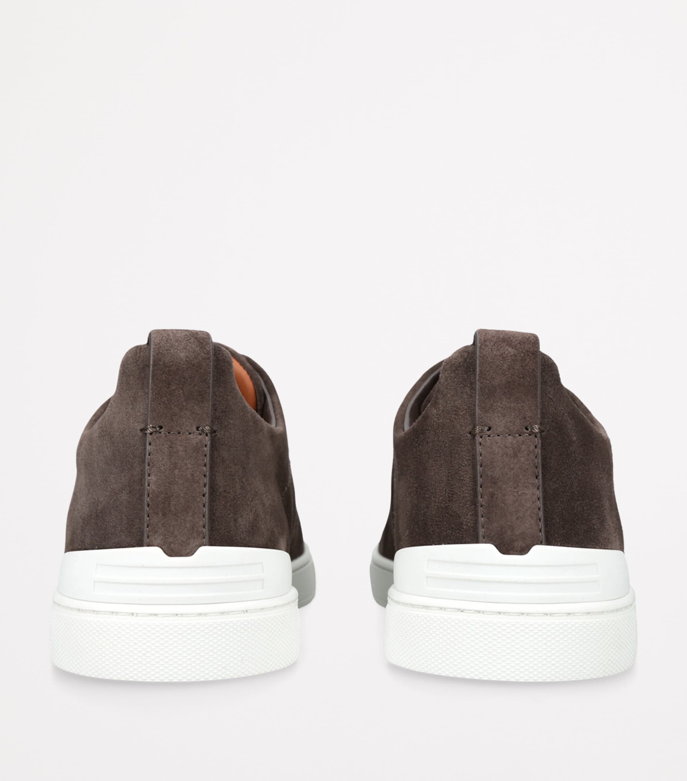 Suede Triple Stitch Sneakers TAUPE Image 2
