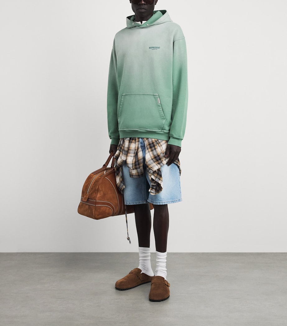 Represent Mens Owners Club Hoodie Washed Aloe Image 2