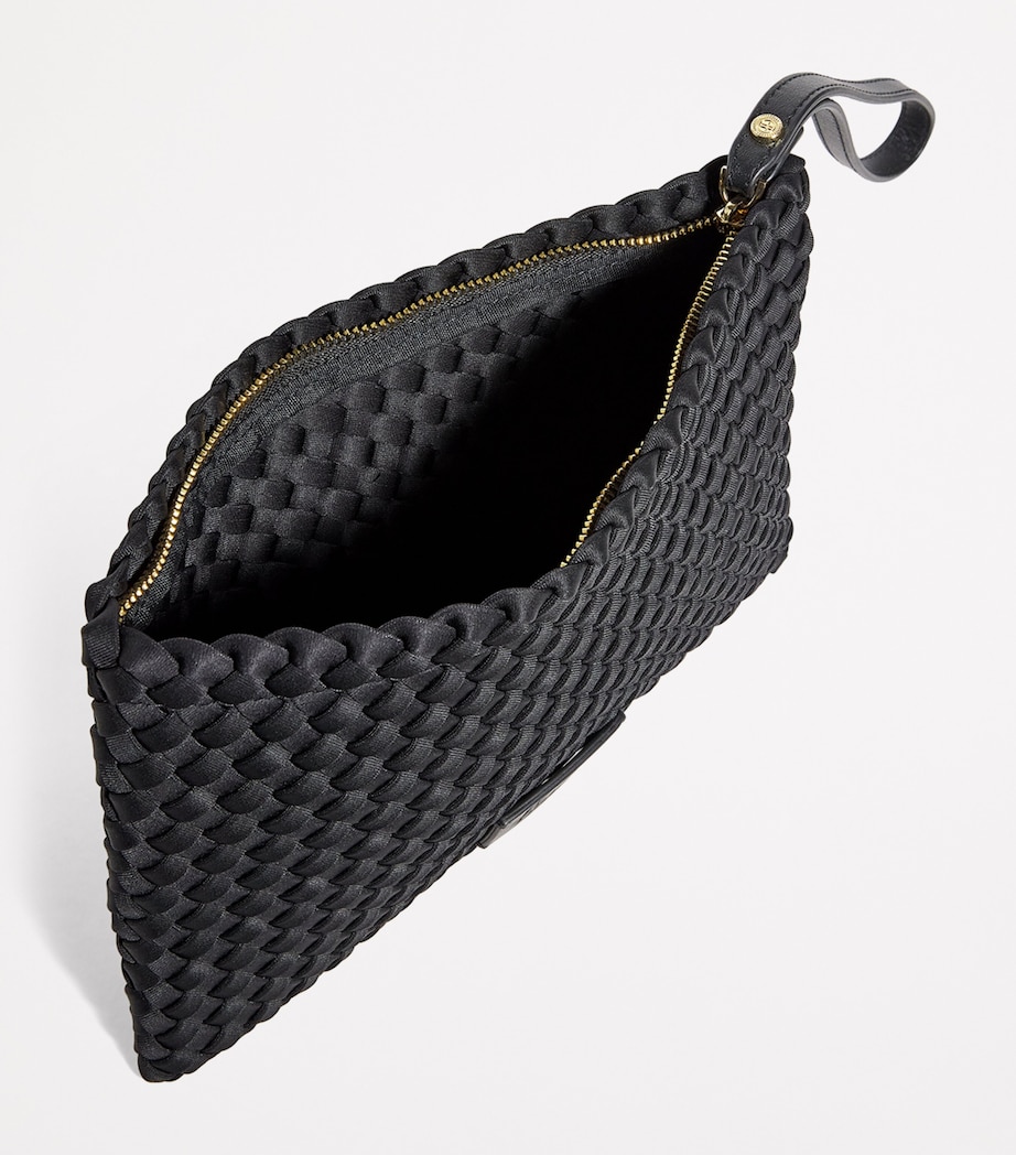Harrods Neoprene Woven Pouch Black Image 4