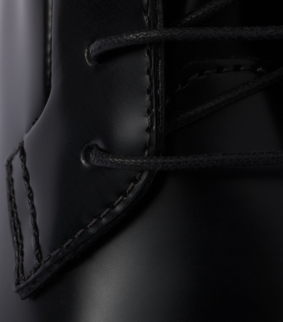 Brushed Leather Ankle Boots F0002 Image 6