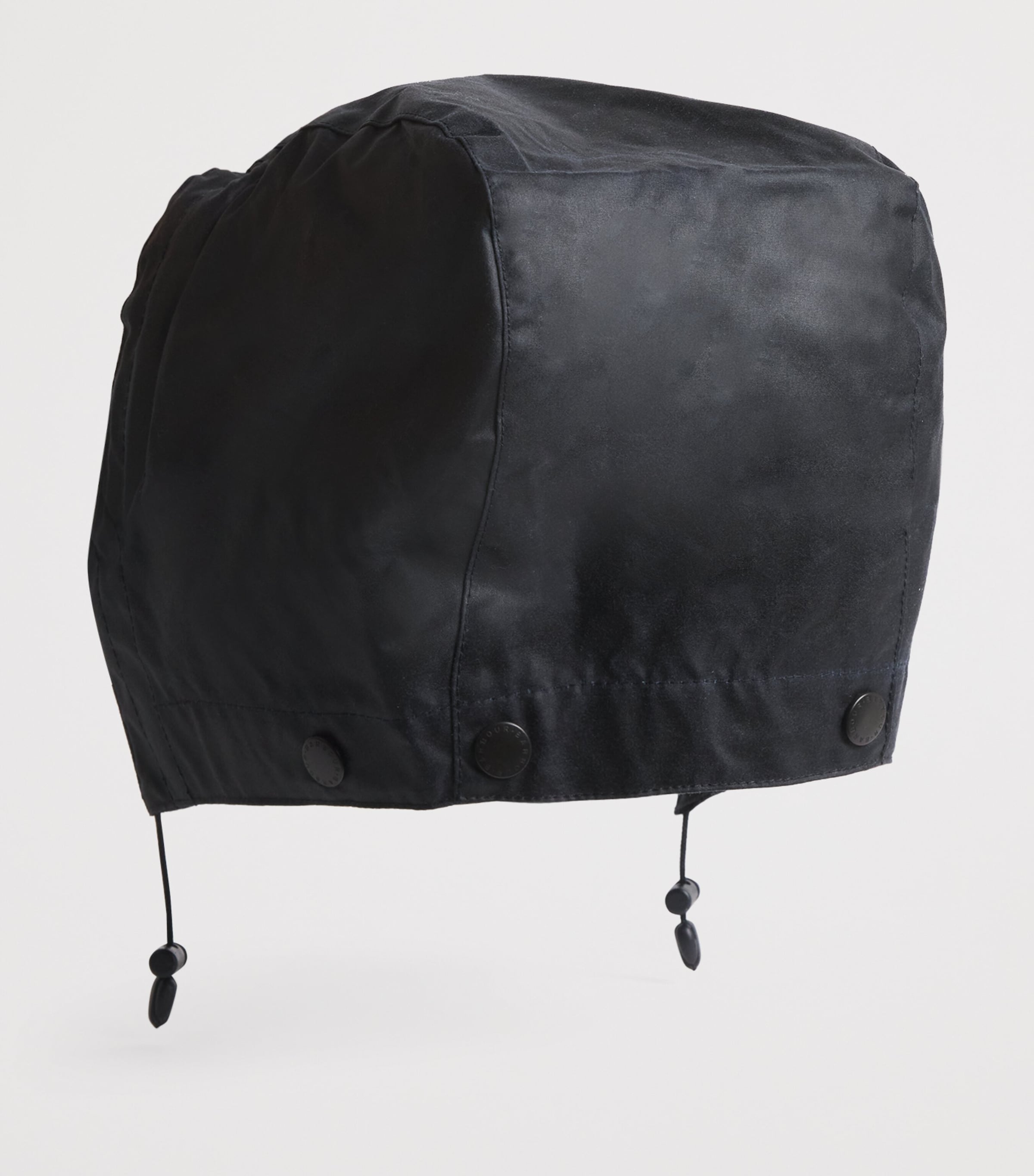 Waxed Cotton Hood NAVY Image 3