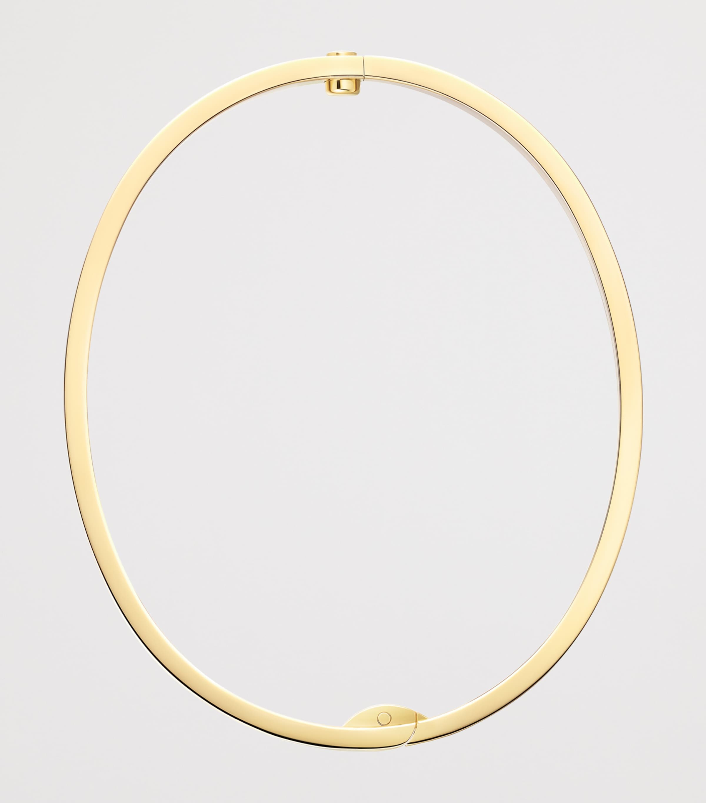 Medium Yellow Gold and Diamond LOVE Bracelet YELLOW GOLD Image 5