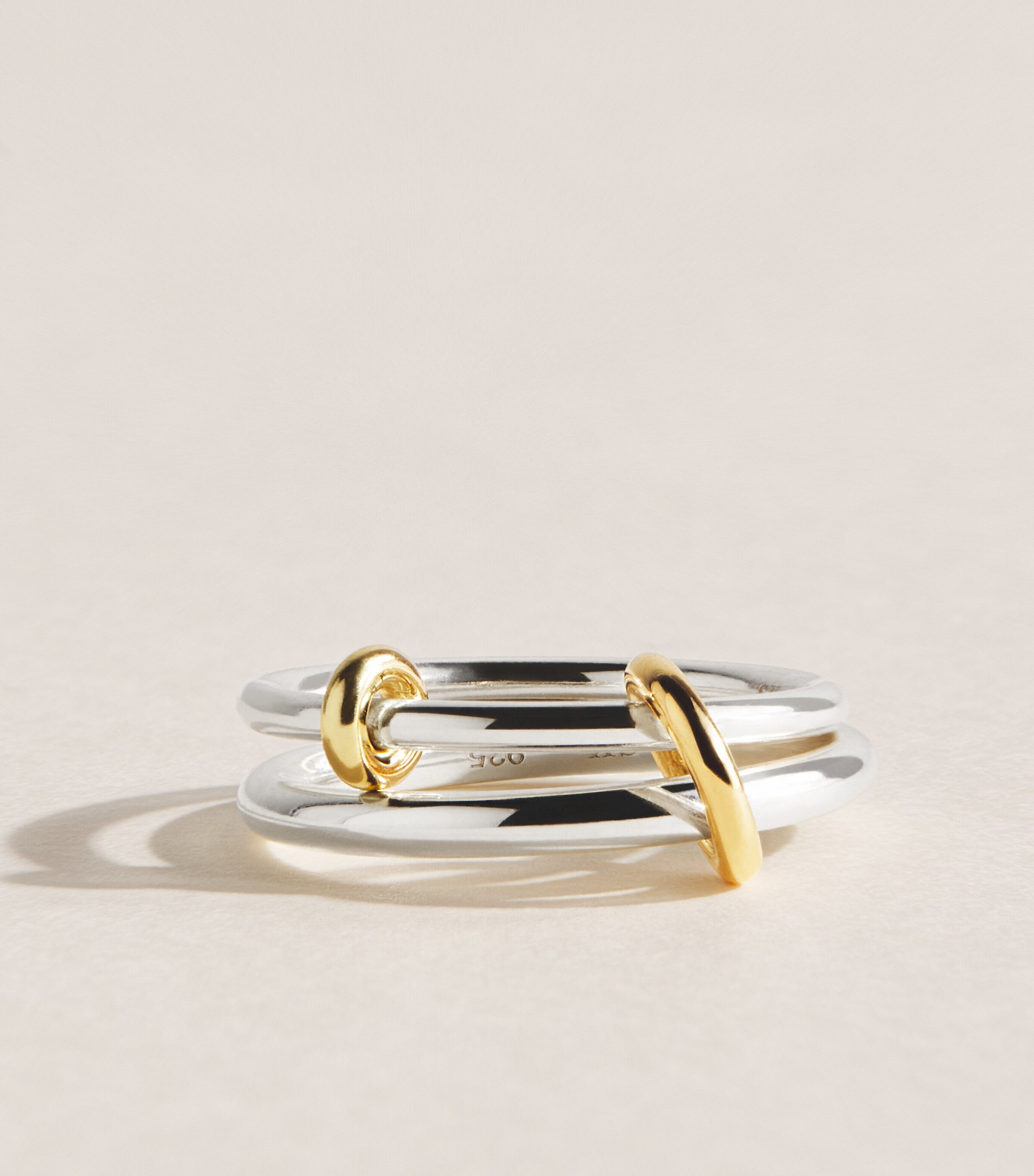 Spinelli Kilcollin Sterling Silver and Yellow Gold Virgo Ring 