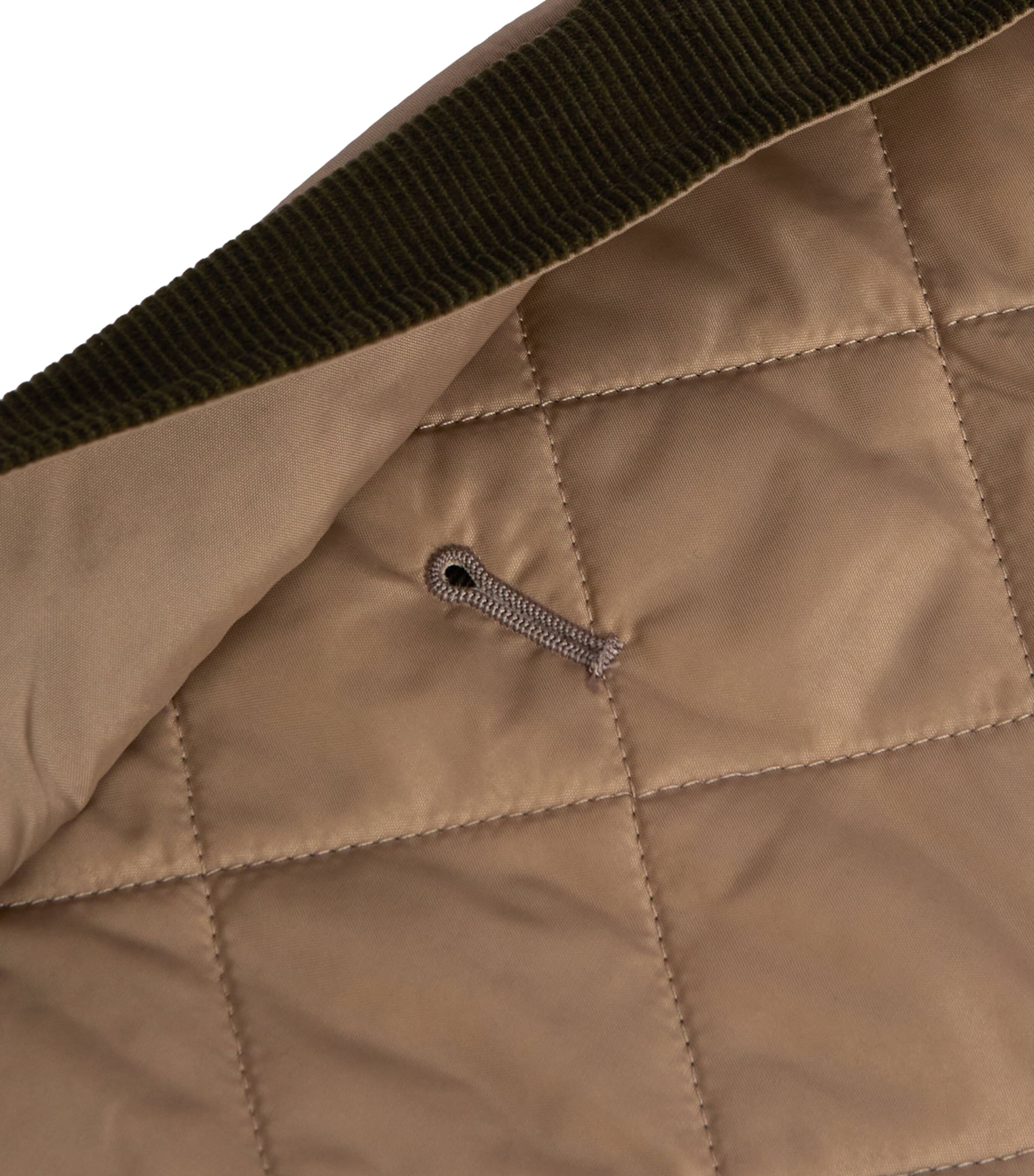 Quilted Dog Coat (Extra Small) SAND Image 4