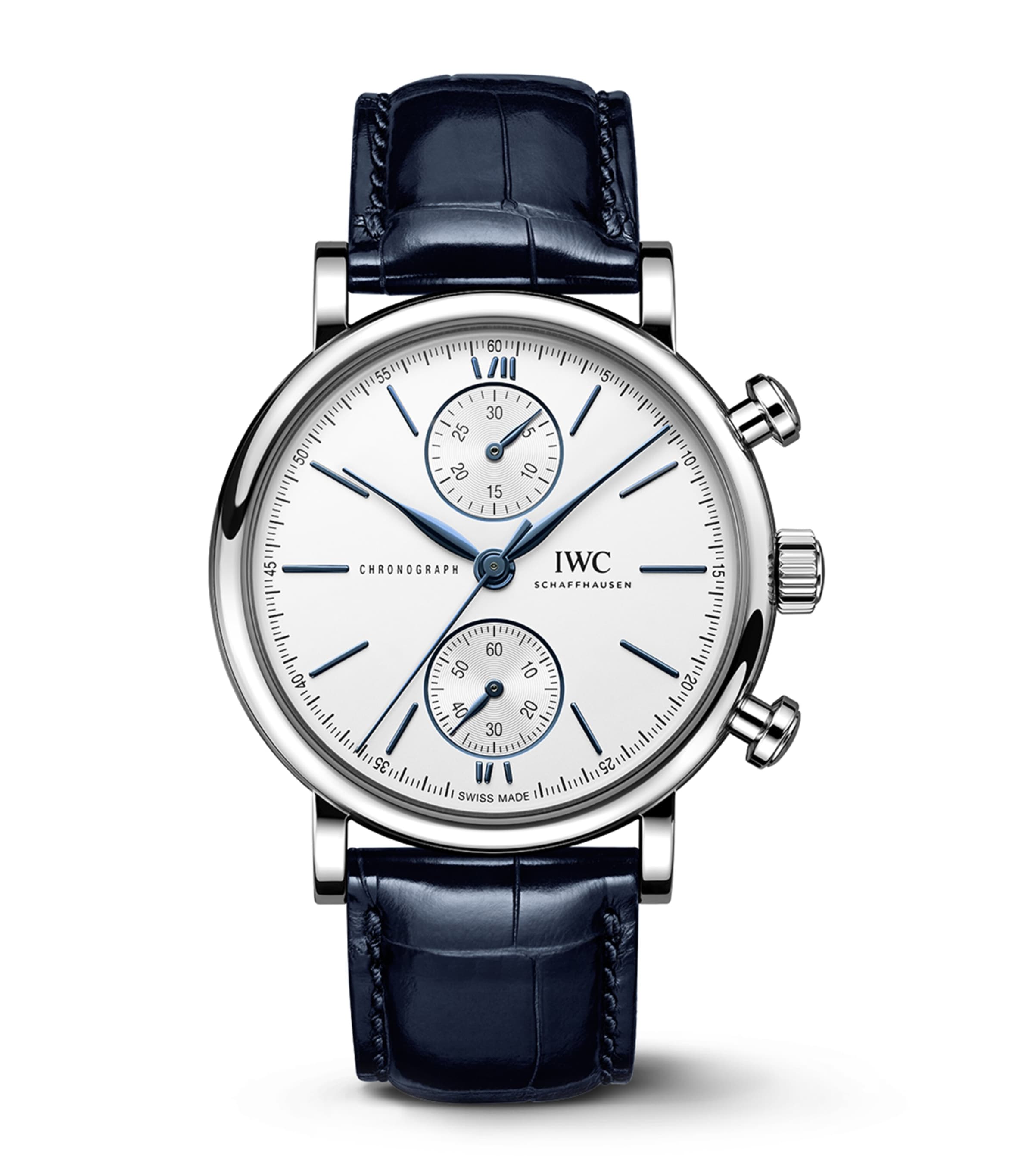 IWC Schaffhausen Stainless Steel Portofino Chronograph Watch 39mm | Fine Watches | Mens Fine Watches