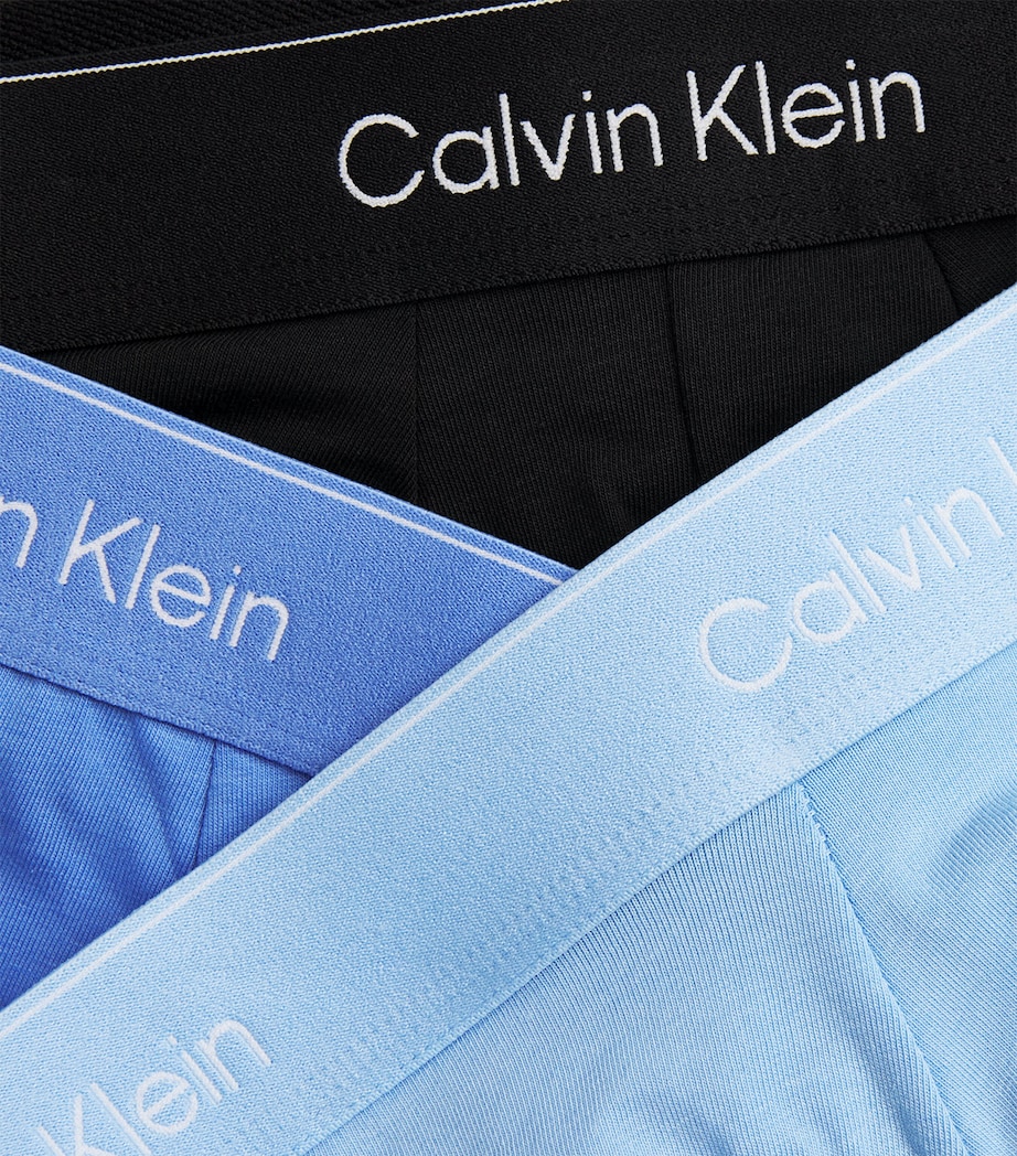 Cotton Stretch Icon Hip Briefs (Pack of 3) W8O-BLUE Image 5