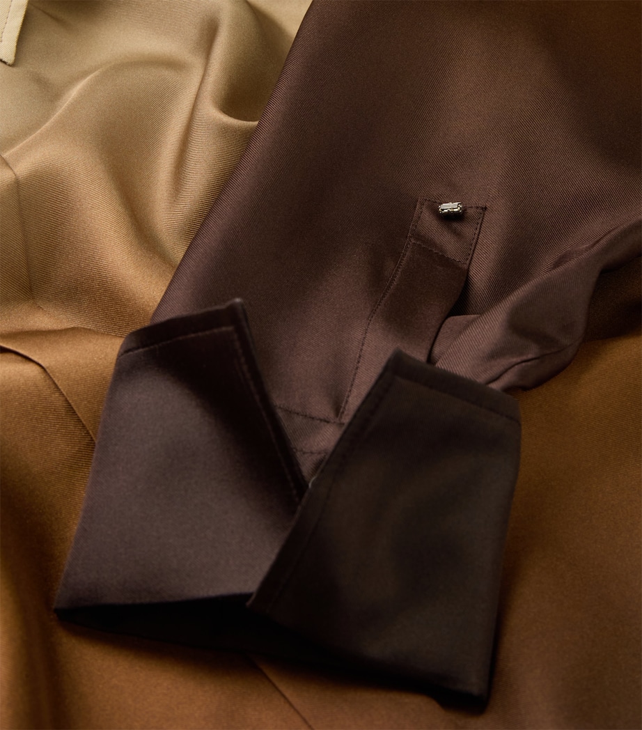 Silk Ombre Shirt 003 BEIGE DEGRADE Image 2