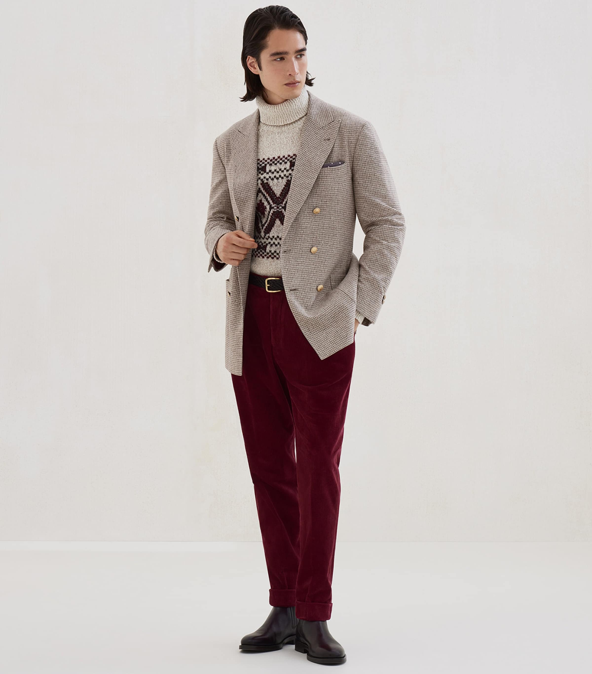 Double-Breasted Blazer C211 Image 3