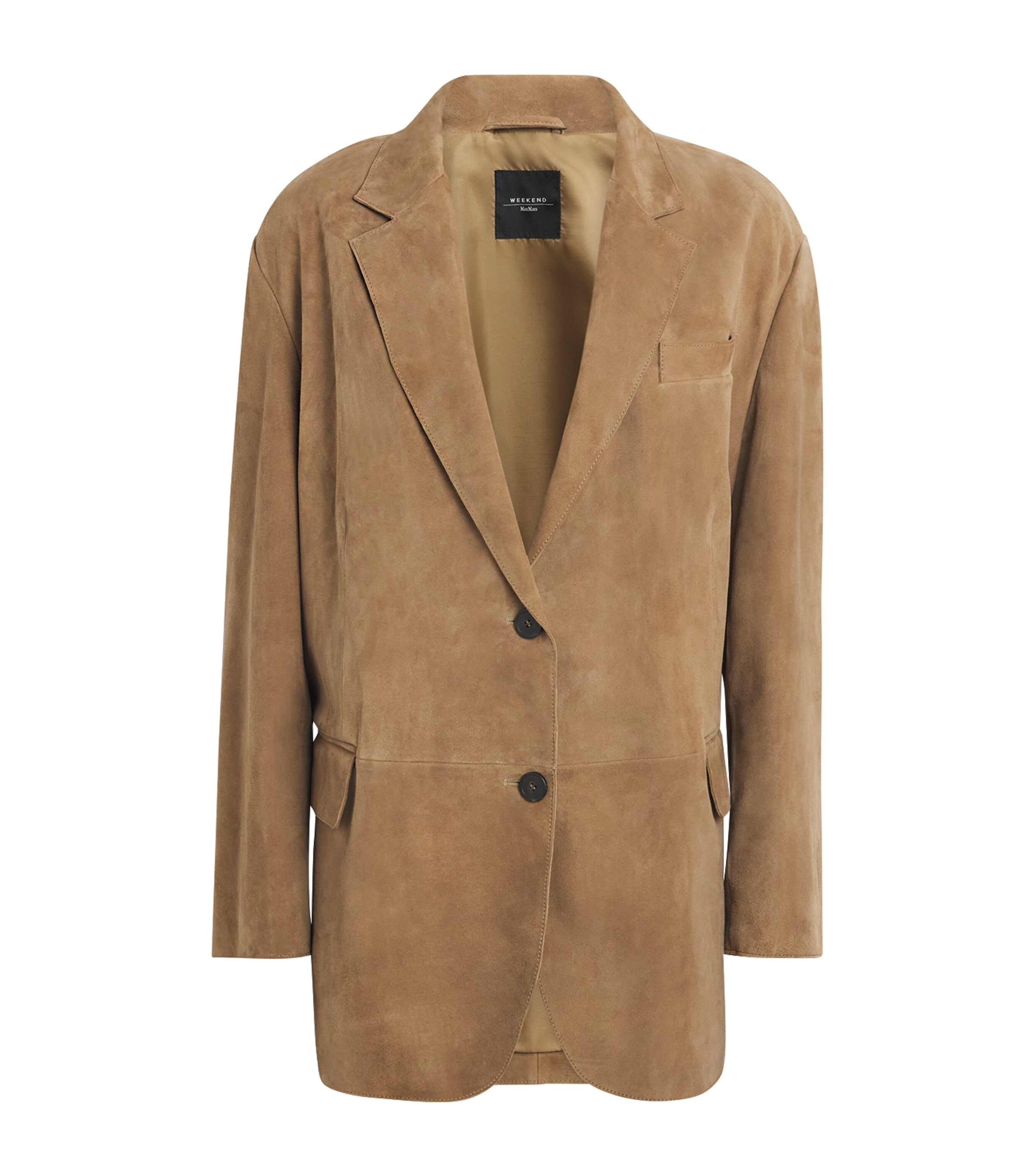 Weekend Max Mara Suede Blazer In Brown
